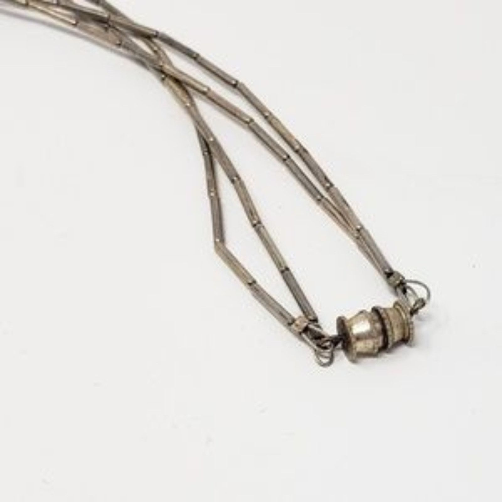 Other Silver-Tone & Green 2-Strand Necklace wDreamcatcher Pendant Size ONE SIZE - 5 Thumbnail