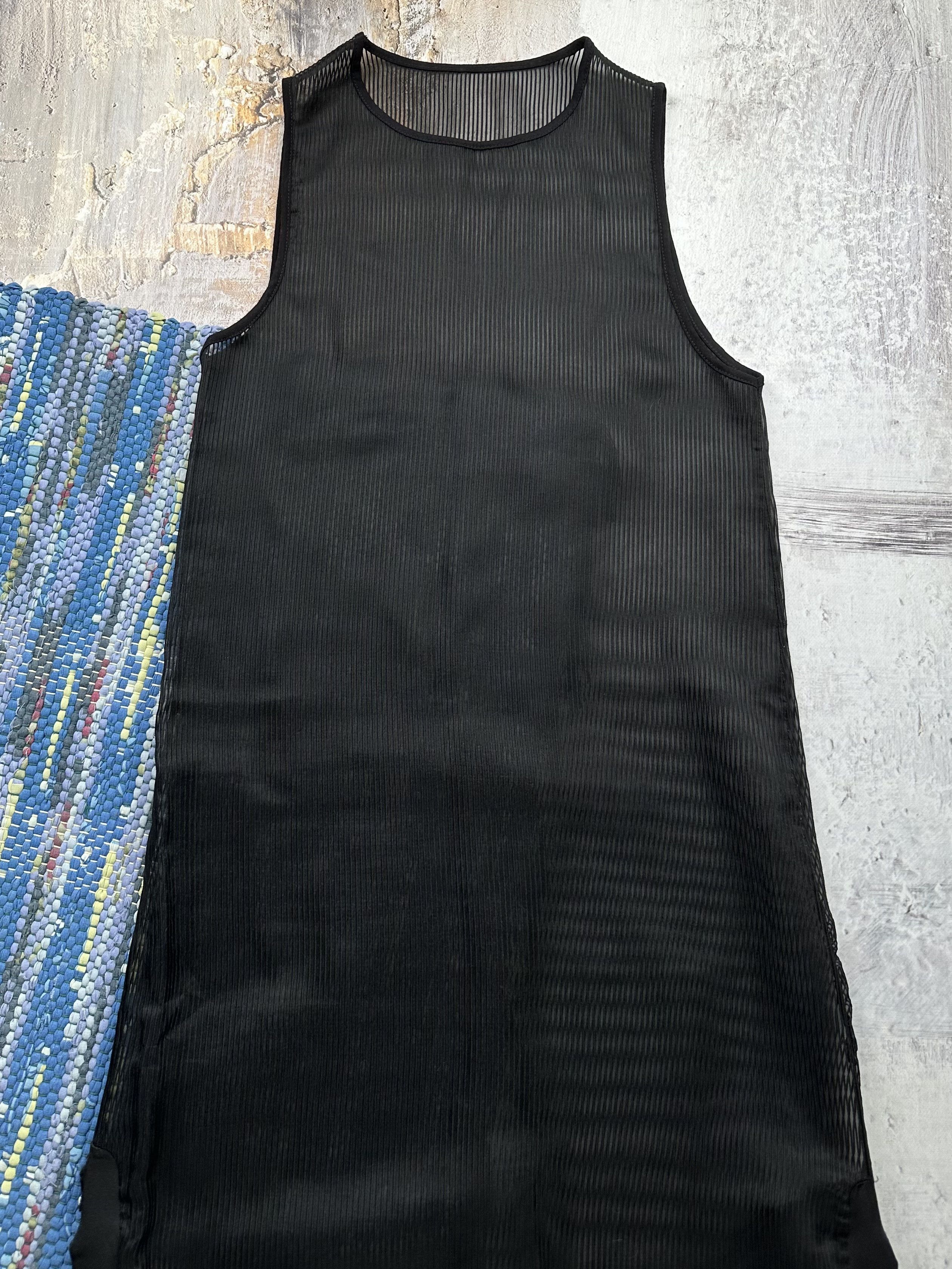 Japanese Brand Vintage Mesh Pleated Maxi Dress A639(31) Size M / US 6-8 / IT 42-44 - 2 Thumbnail