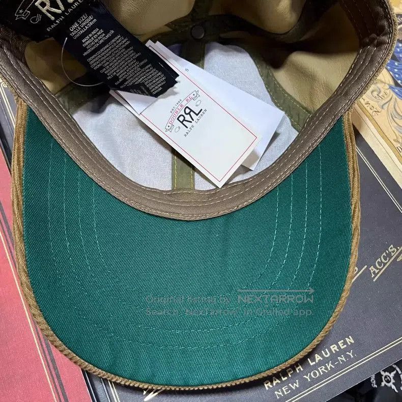 RRL Suede Baseball Cap.