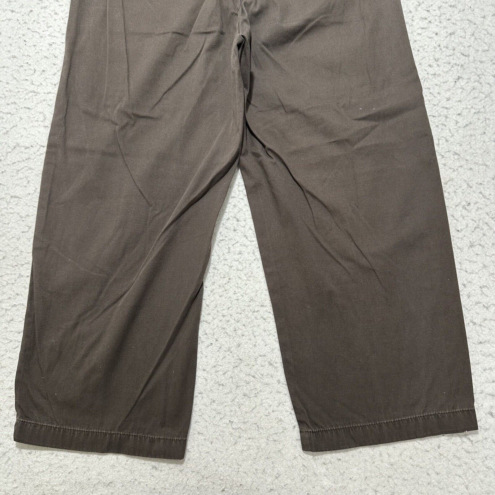 Michael Kors Michael Kors 4 Capri Flat Front Pants Brown Straight Leg Size 27" / US 4 / IT 40 - 8 Thumbnail