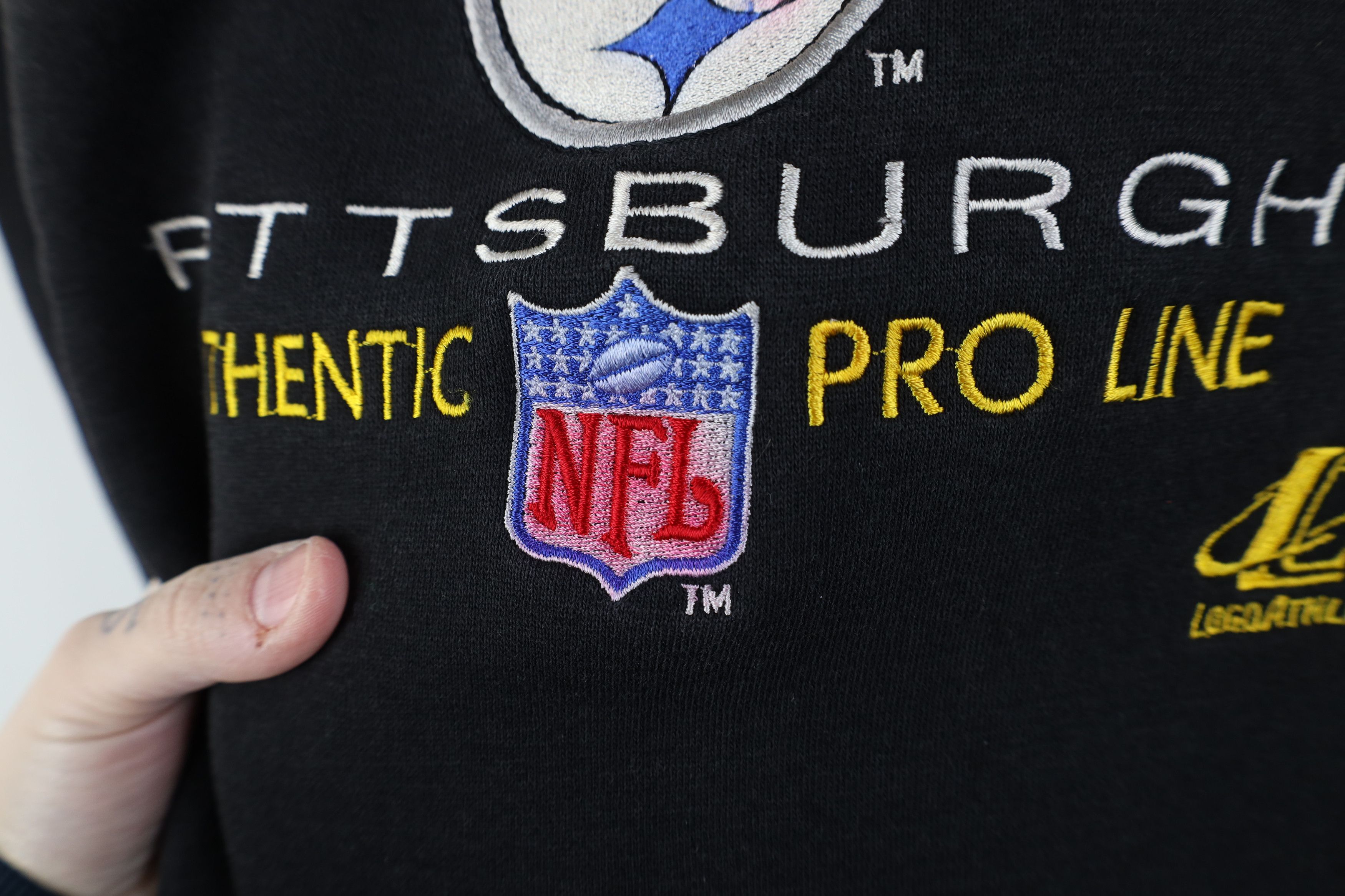 Vintage Vintage 90s Logo Athletic Steelers Football Sweatshirt Size US M / EU 48-50 / 2 - 6 Thumbnail