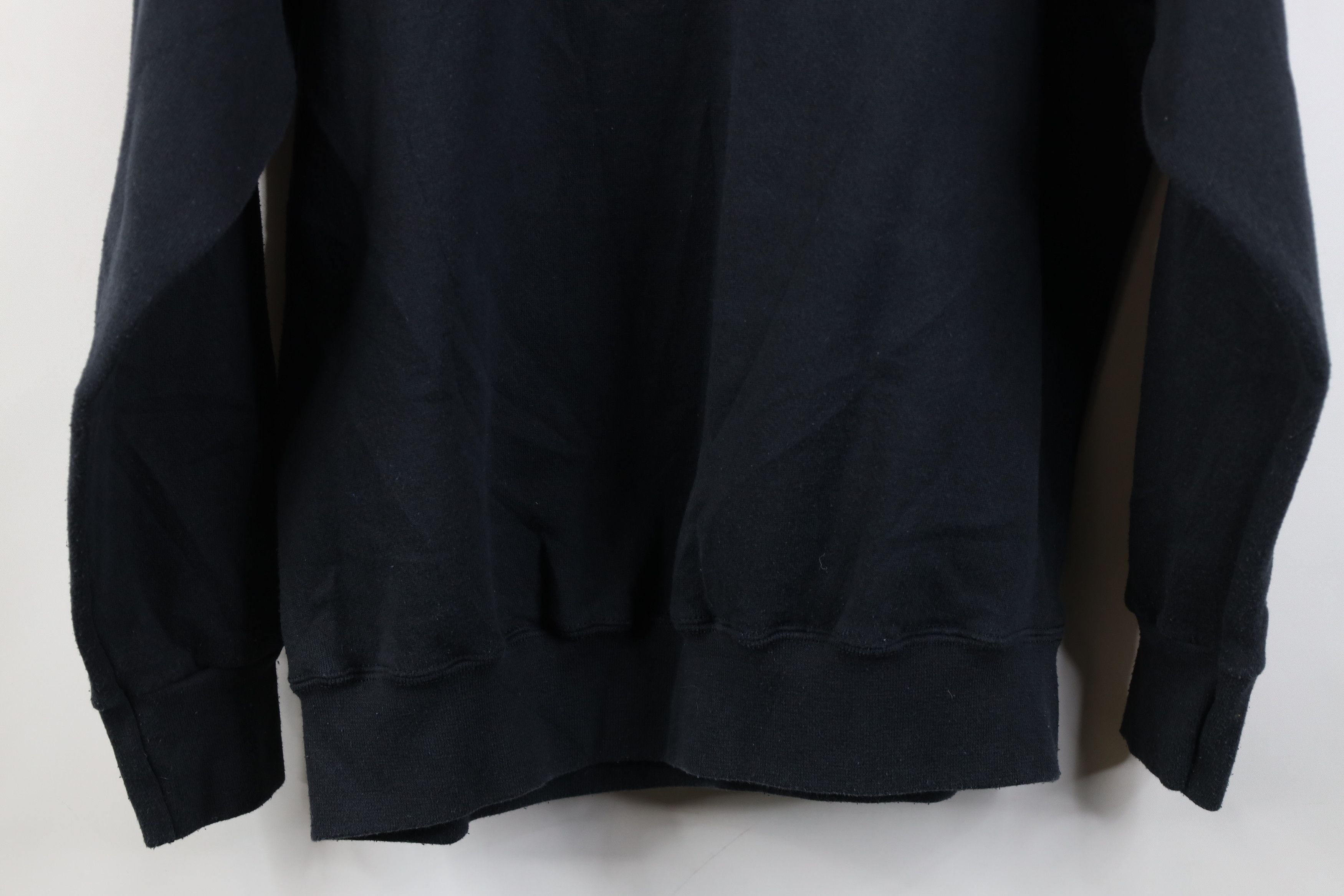 Vintage Vintage 90s Streetwear Blank Crewneck Sweatshirt Black USA Size XL / US 12-14 / IT 48-50 - 11 Thumbnail