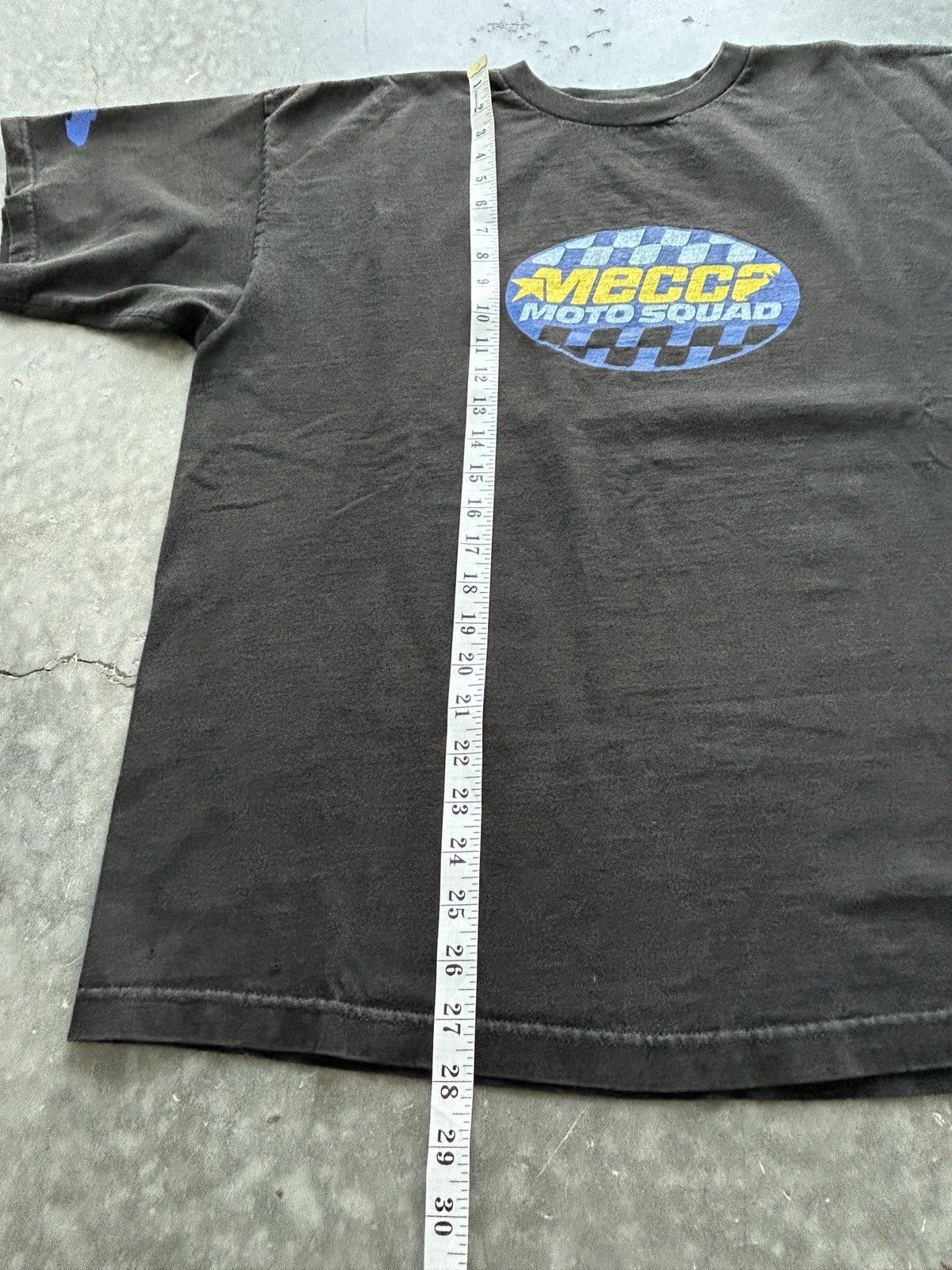 Mecca Vintage 90s Mecca Moto Squad Graphic Tee Size US XL / EU 56 / 4 - 10 Thumbnail