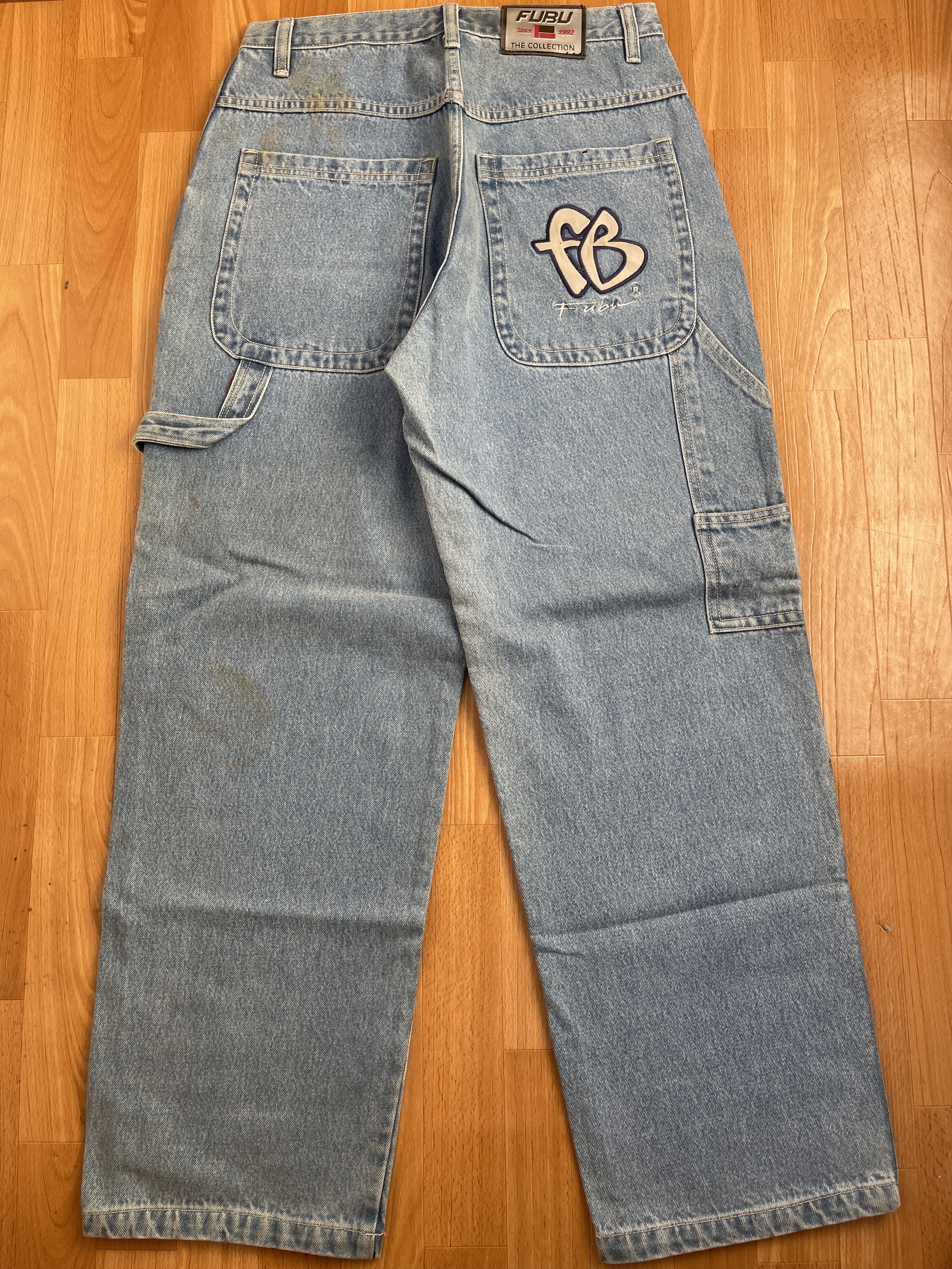 Fubu FUBU jeans, vintage baggy jeans, 90s hip hop skater Y2K 32 Size US 32 / EU 48 - 1 Thumbnail