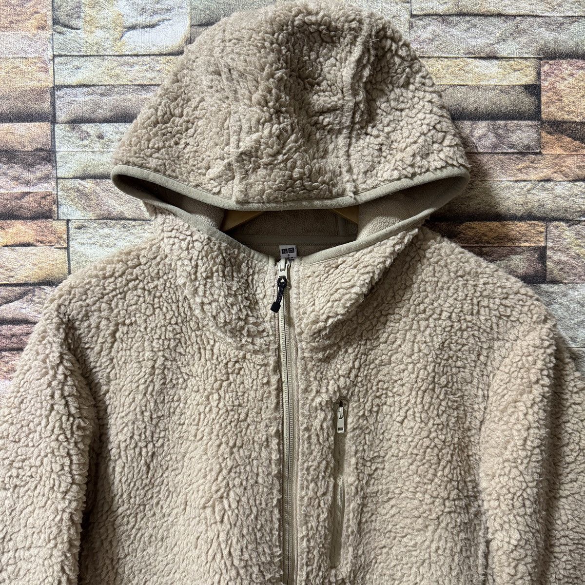 Japanese Brand × Uniqlo Uniqlo Fur Zipper Hoodie Size US S / EU 44-46 / 1 - 2 Thumbnail