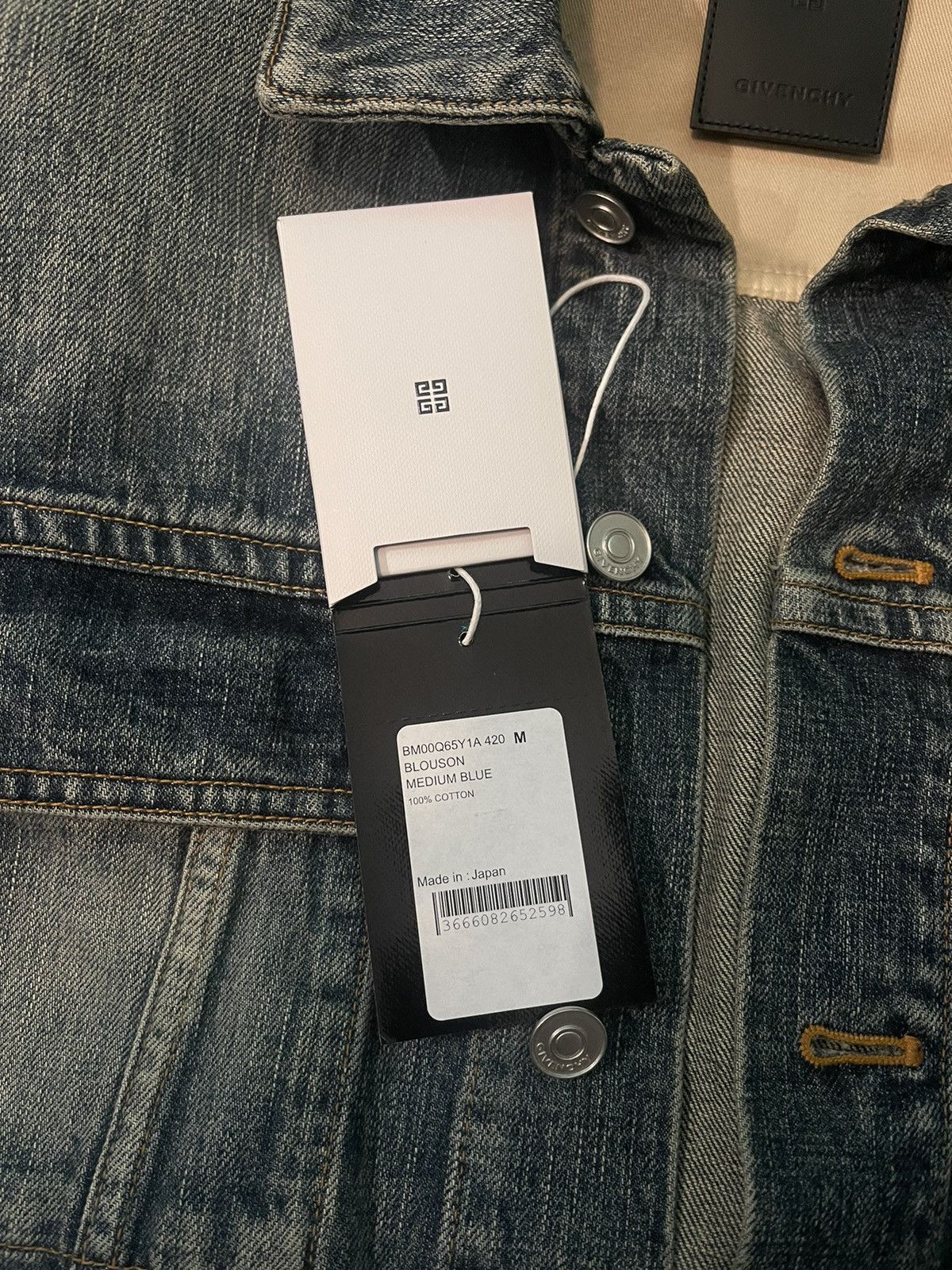 Givenchy × Japanese Brand RARE Givenchy Spiked Denim Jacket Size US M / EU 48-50 / 2 - 13 Thumbnail