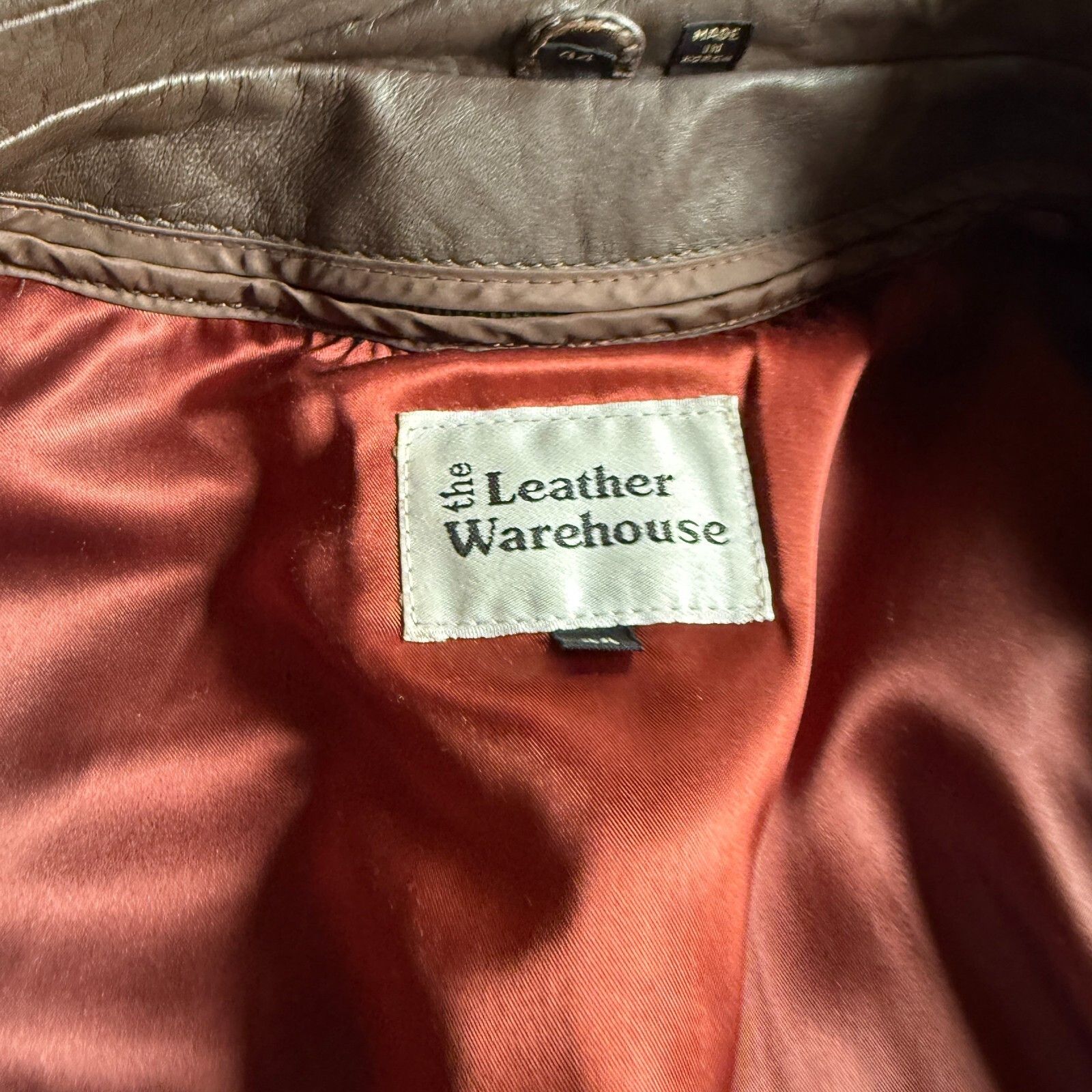 The Leather Shop Vintage Brown Leather Coat by The Leather Warehouse Size 44 Size US L / EU 52-54 / 3 - 3 Thumbnail