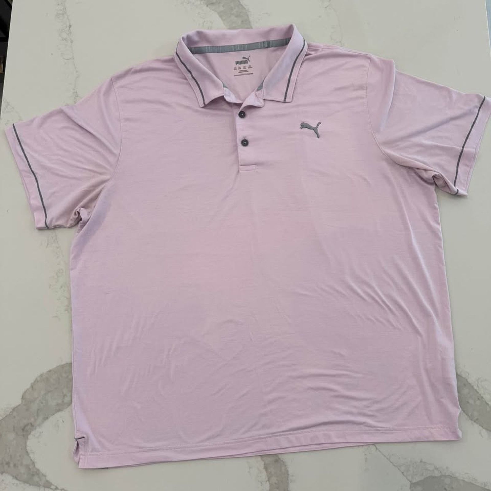 Puma Puma Short Sleeve Golf Polo Shirt Men’s XXL Performance Pink Size US XXL / EU 58 / 5 - 1 Thumbnail