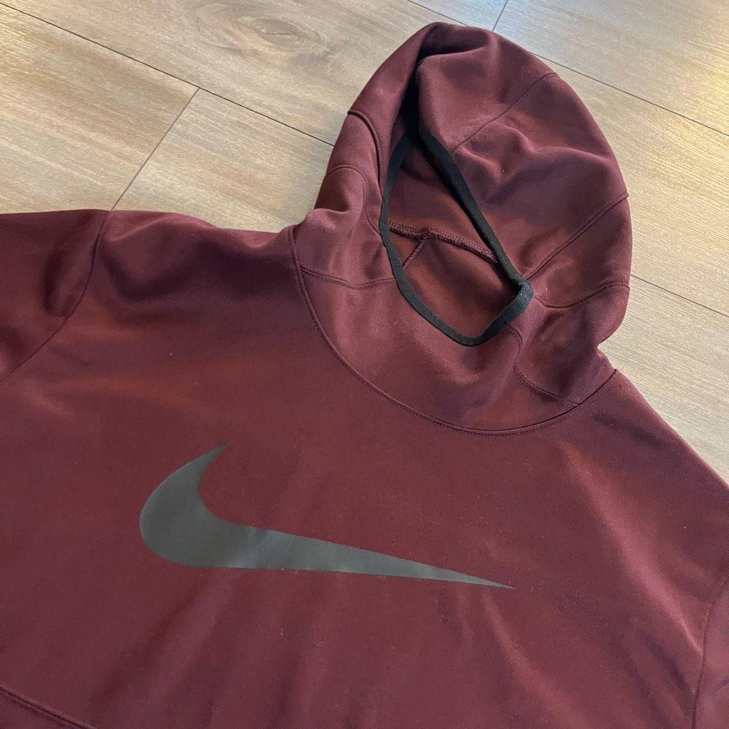 Nike Nike Maroon Athletic Casual Hoodie Men XXL Size US XXL / EU 58 / 5 - 2 Thumbnail
