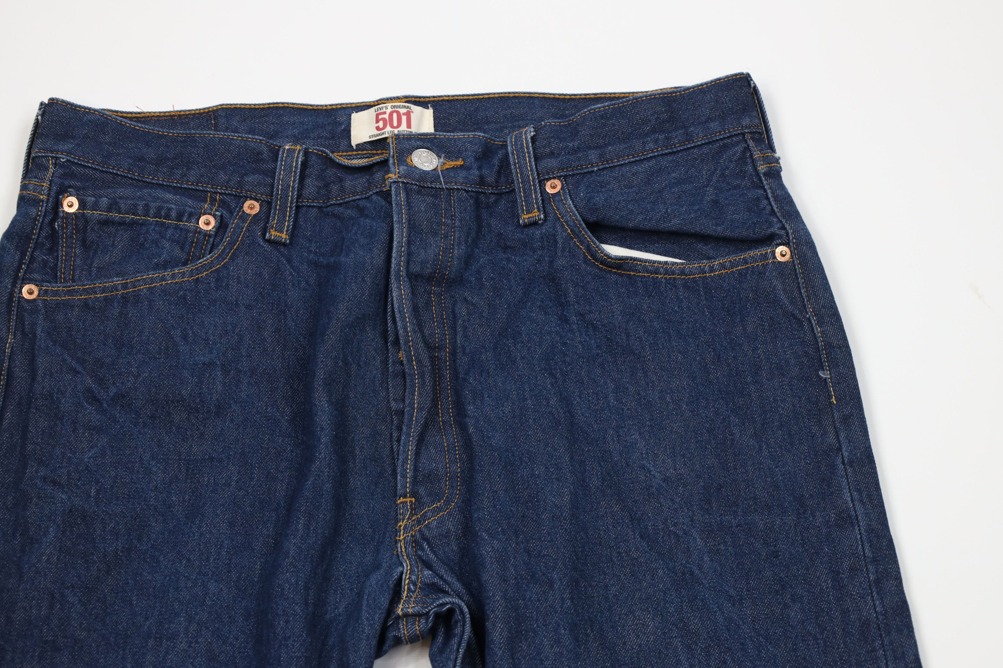 Levi's Vintage Y2K Levis 501xx Button Fly Original Fit Denim Jeans Size US 38 / EU 54 - 2 Thumbnail
