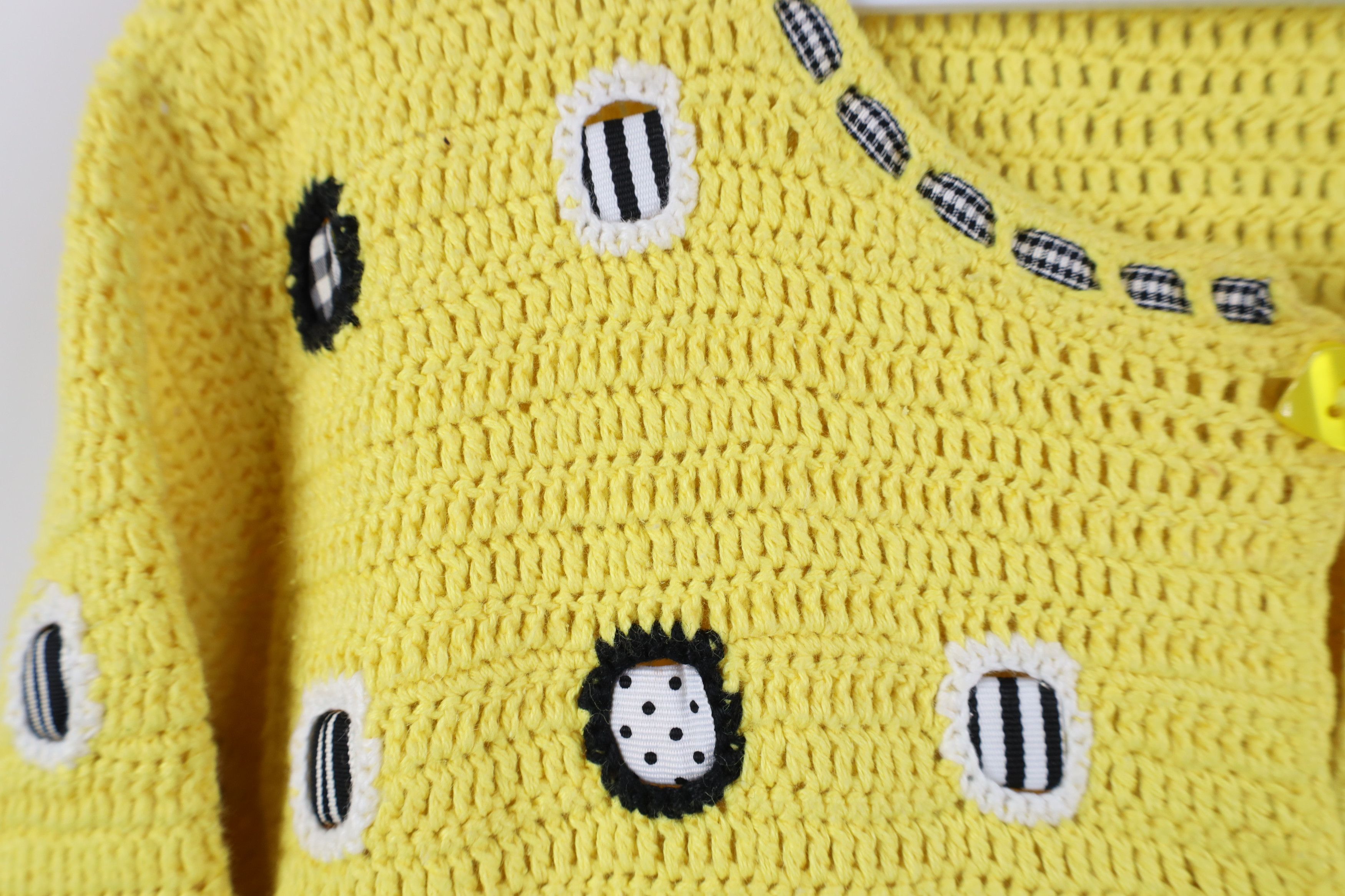Vintage Vintage Design Options Philip Jane Gordon Cardigan Sweater Size M / US 6-8 / IT 42-44 - 5 Thumbnail