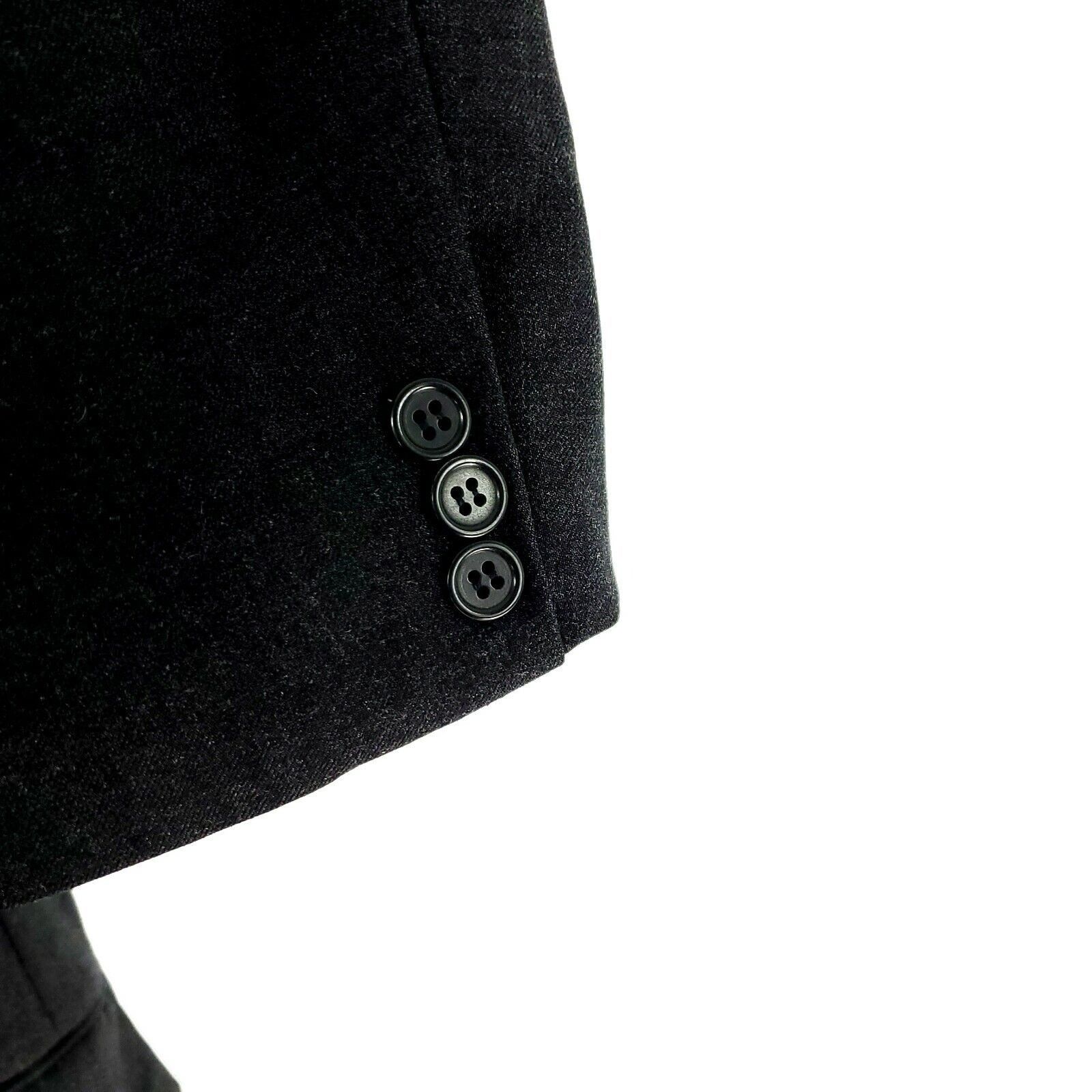 Joseph Abboud Joseph Abboud Heavy Wool 2 Button Blazer 42L Gray Sport Coat Size 42L - 4 Thumbnail