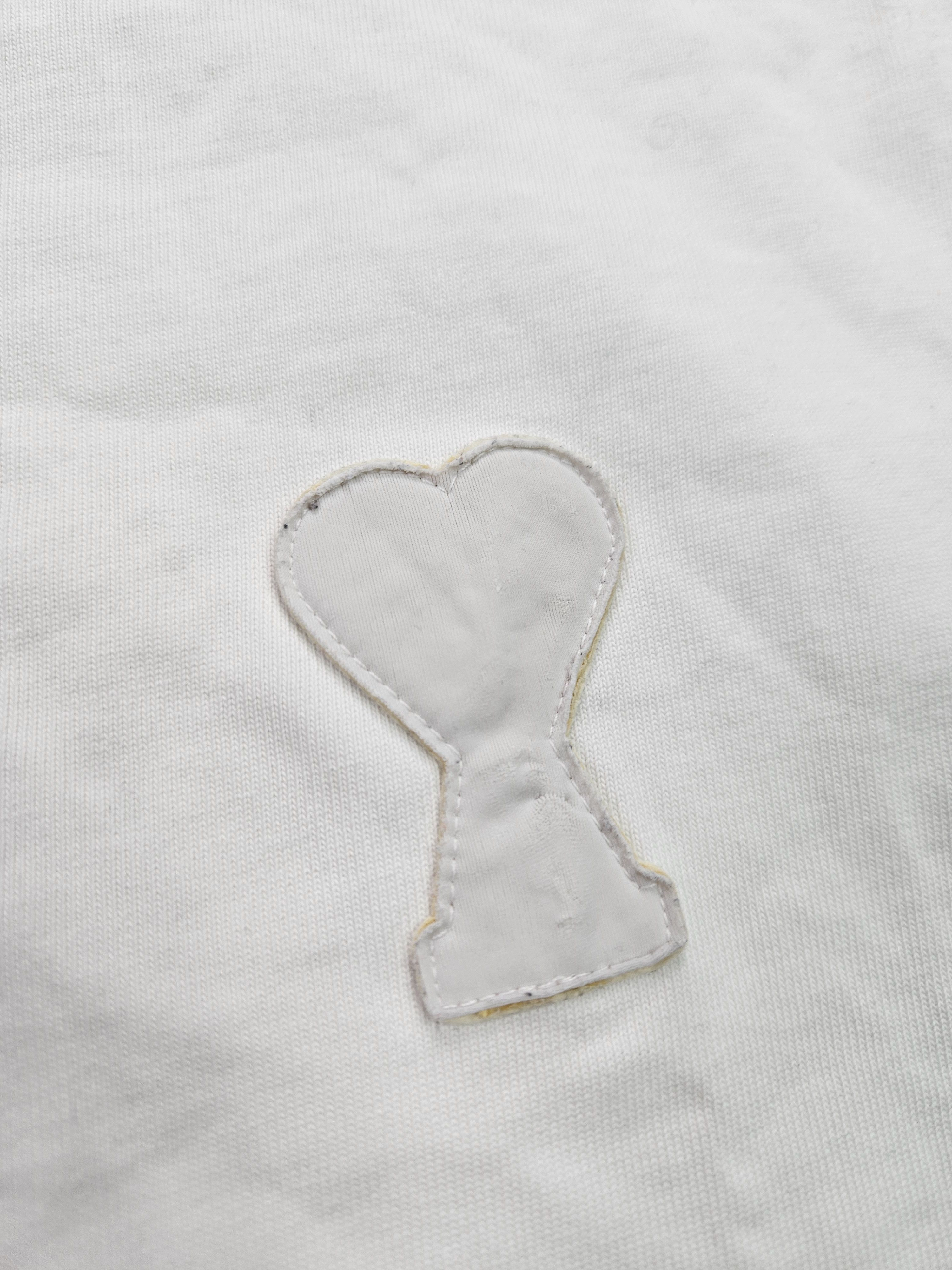 AMI Ami Paris white tee tshirt Size US S / EU 44-46 / 1 - 3 Thumbnail
