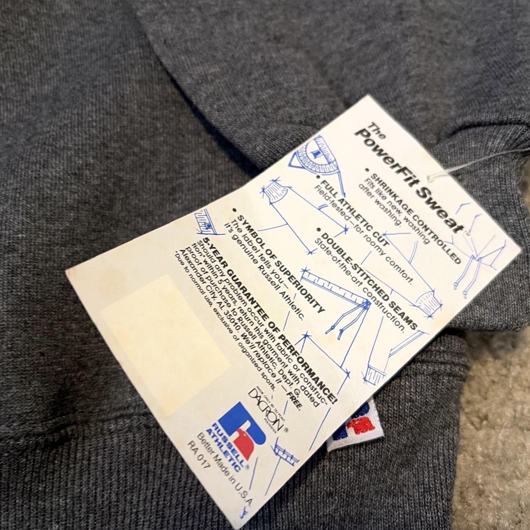 Russell Athletic VINTAGE Russell Athletic USA Ski Aspen Crewneck Sweatshirt XL NEW NWT Mens Gray Pullover Skiing USA Crewneck Sweatshirt Size US XL / EU 56 / 4 - 6 Thumbnail