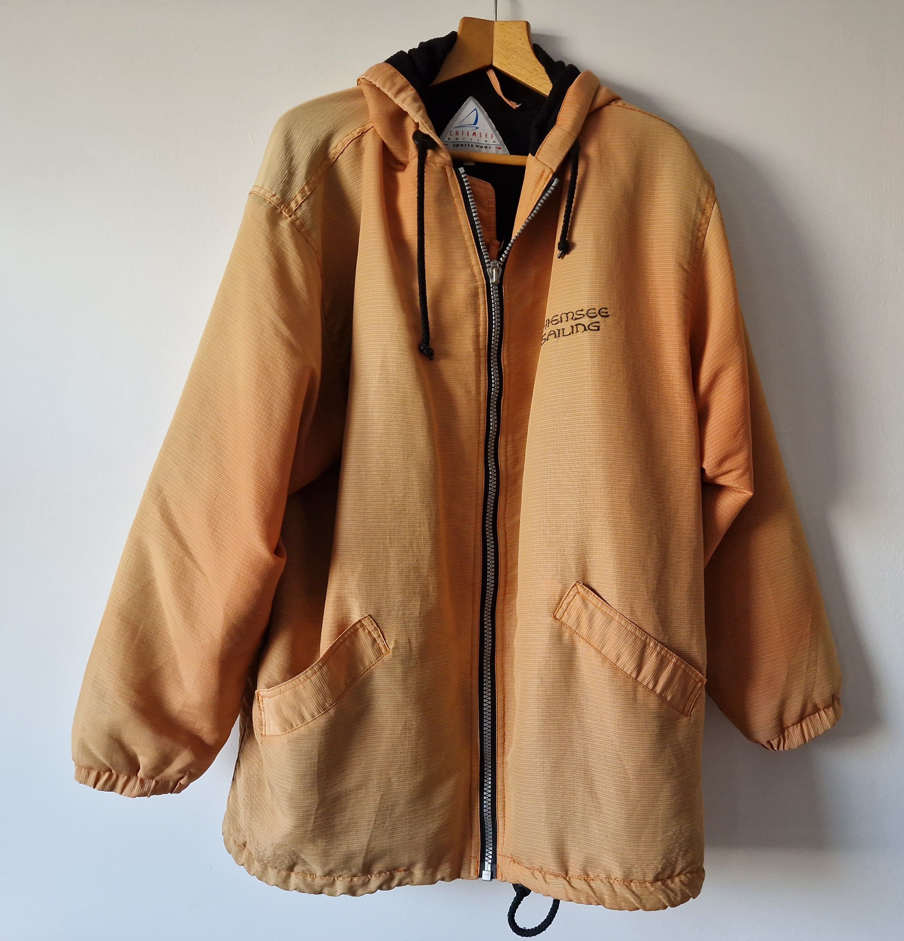 Vintage Chimsee yellow vintage coat jacket Size US XL / EU 56 / 4 - 1 Thumbnail