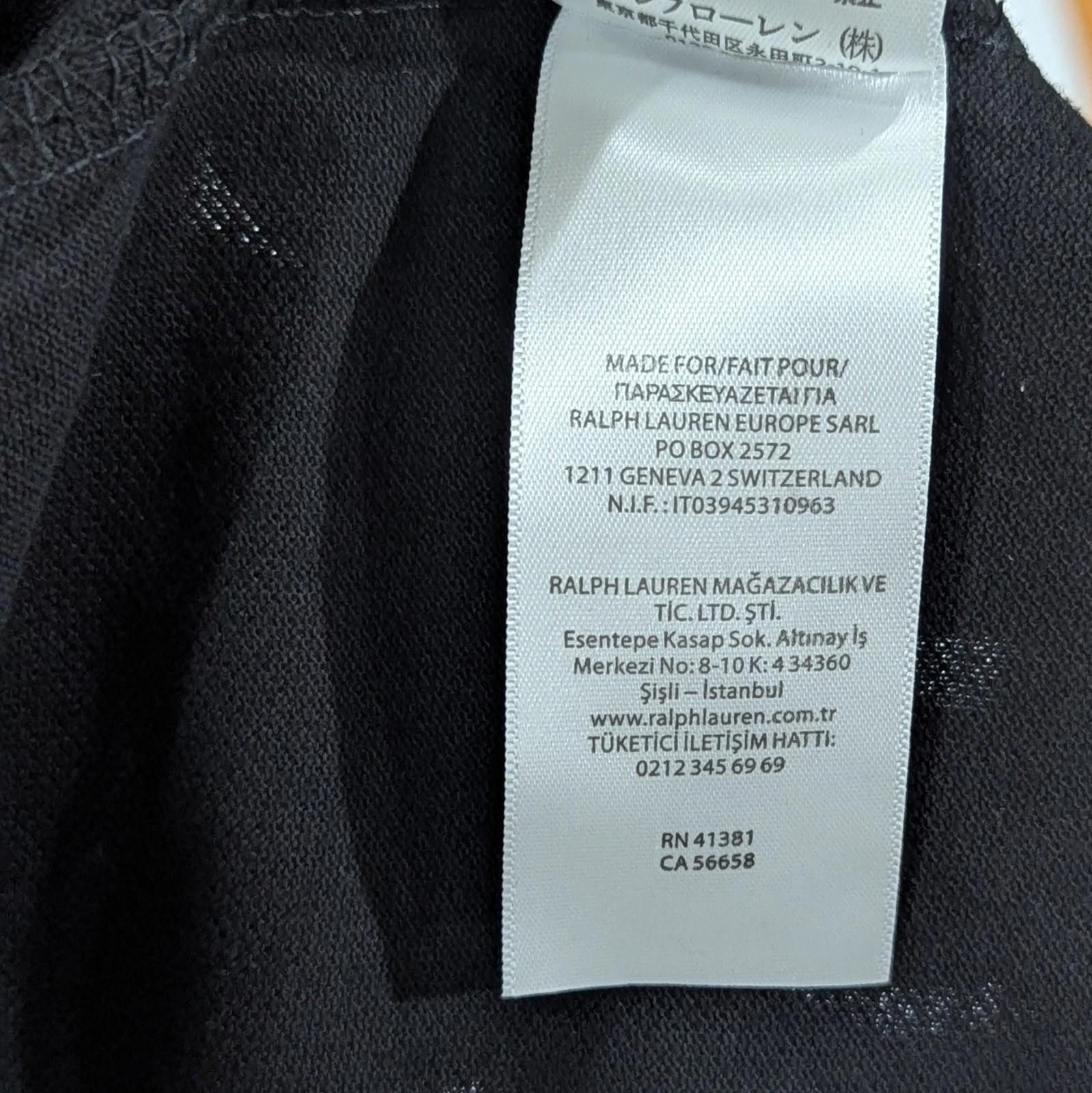 Polo Ralph Lauren Ralph Lauren Polo Bear Black Stretch Cotton Shirt Size L Size US L / EU 52-54 / 3 - 6 Thumbnail