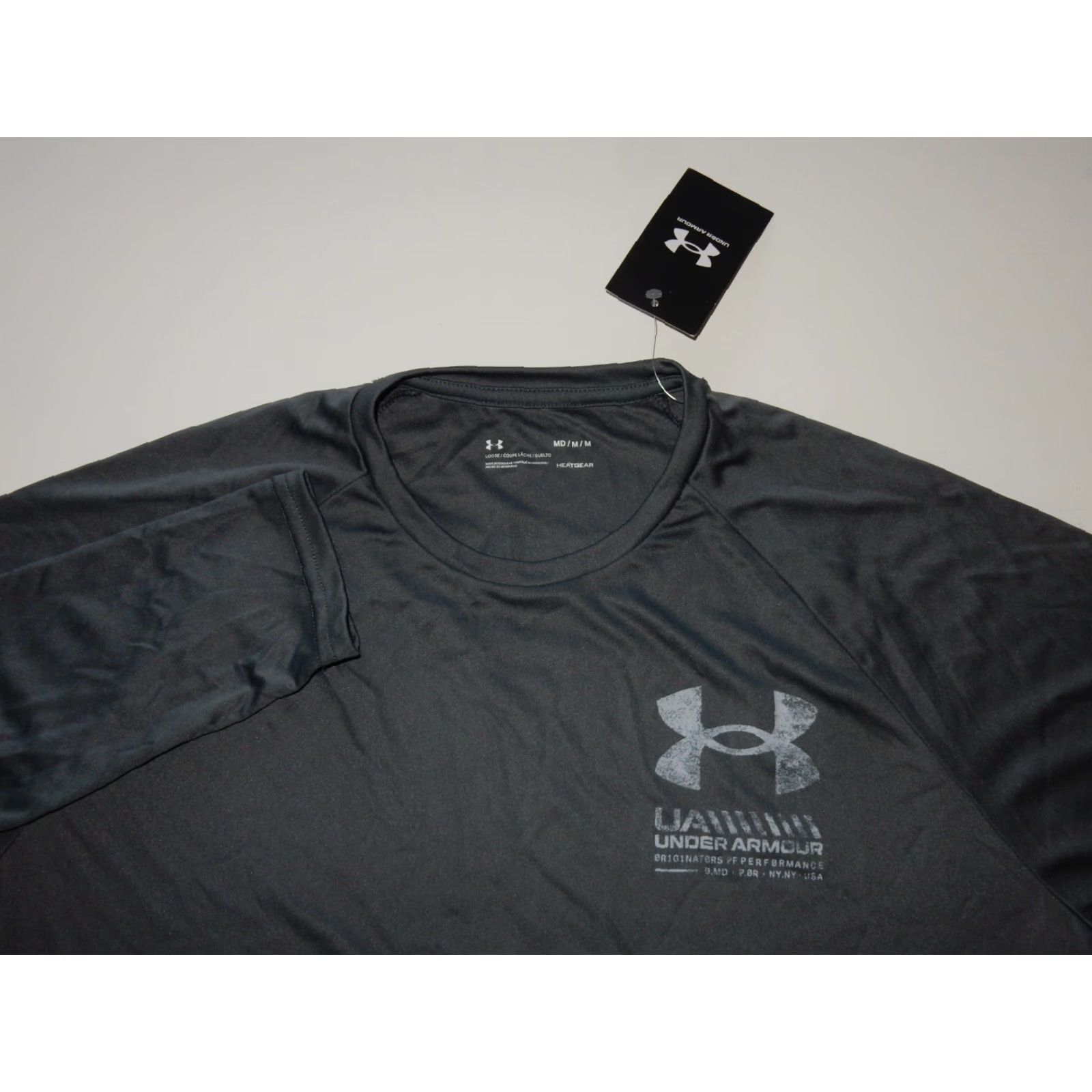 Under Armour Under Armour NWT Men's Long Sleeve T Shirt Size M Gray Polyester Regular T-Shirt Graphic Print Activewear Sleeve Length: Long Sleeve Size US M / EU 48-50 / 2 - 2 Thumbnail