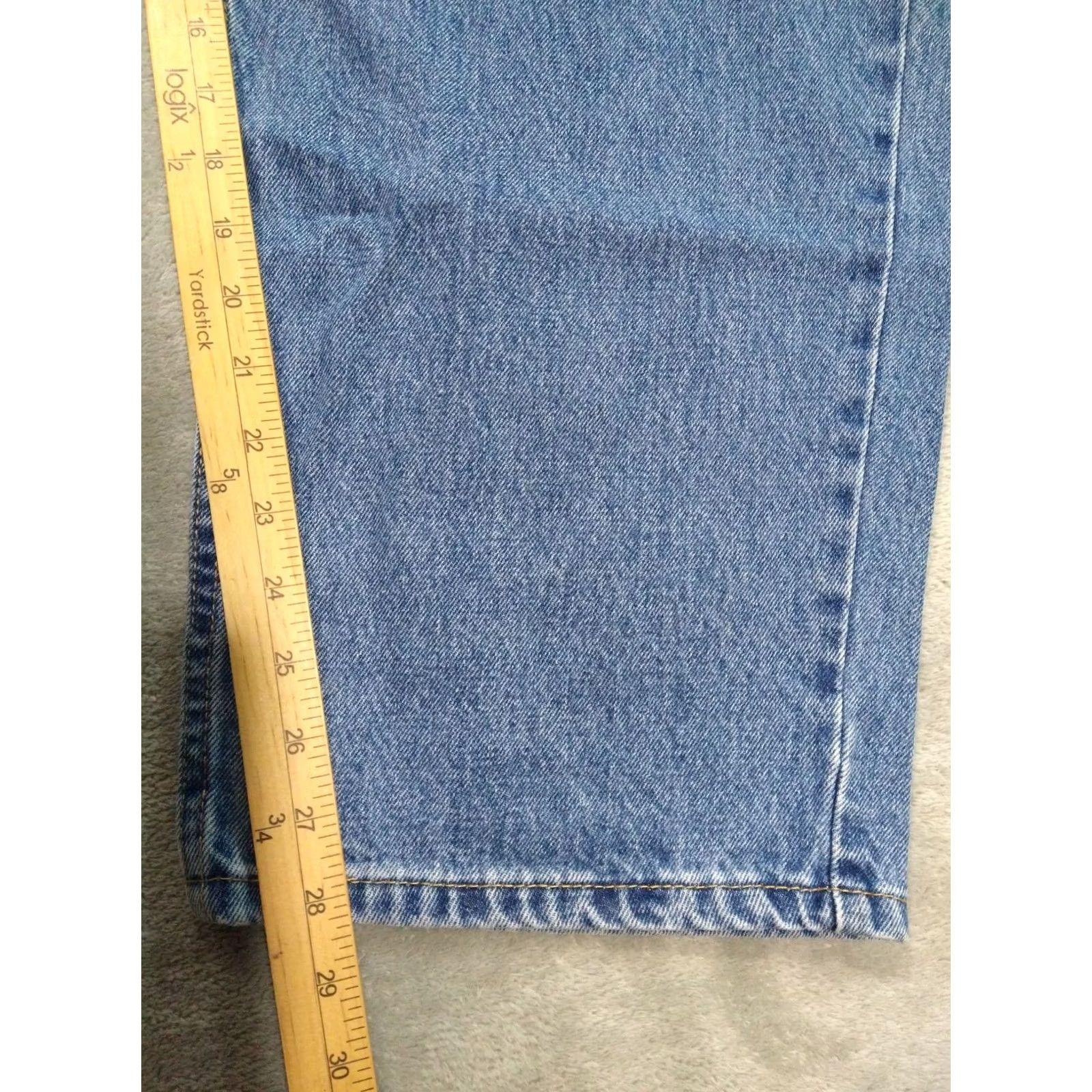 Levi's Levis 550 Jeans Mens 48x30 Blue Denim Relaxed Fit Tapered Leg Medium Wash Size US 32 / EU 48 - 5 Thumbnail