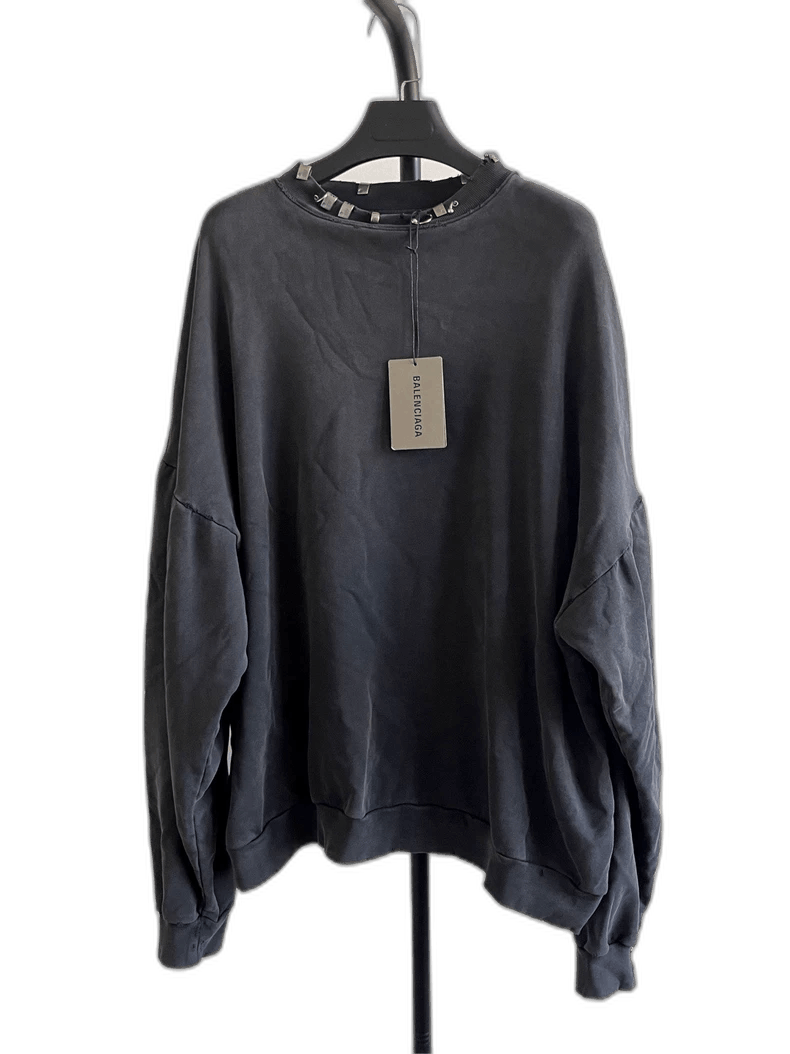 Balenciaga Balenciaga Long Sleeve Casual Sweatshirt Top Size US S / EU 44-46 / 1 - 1 Thumbnail