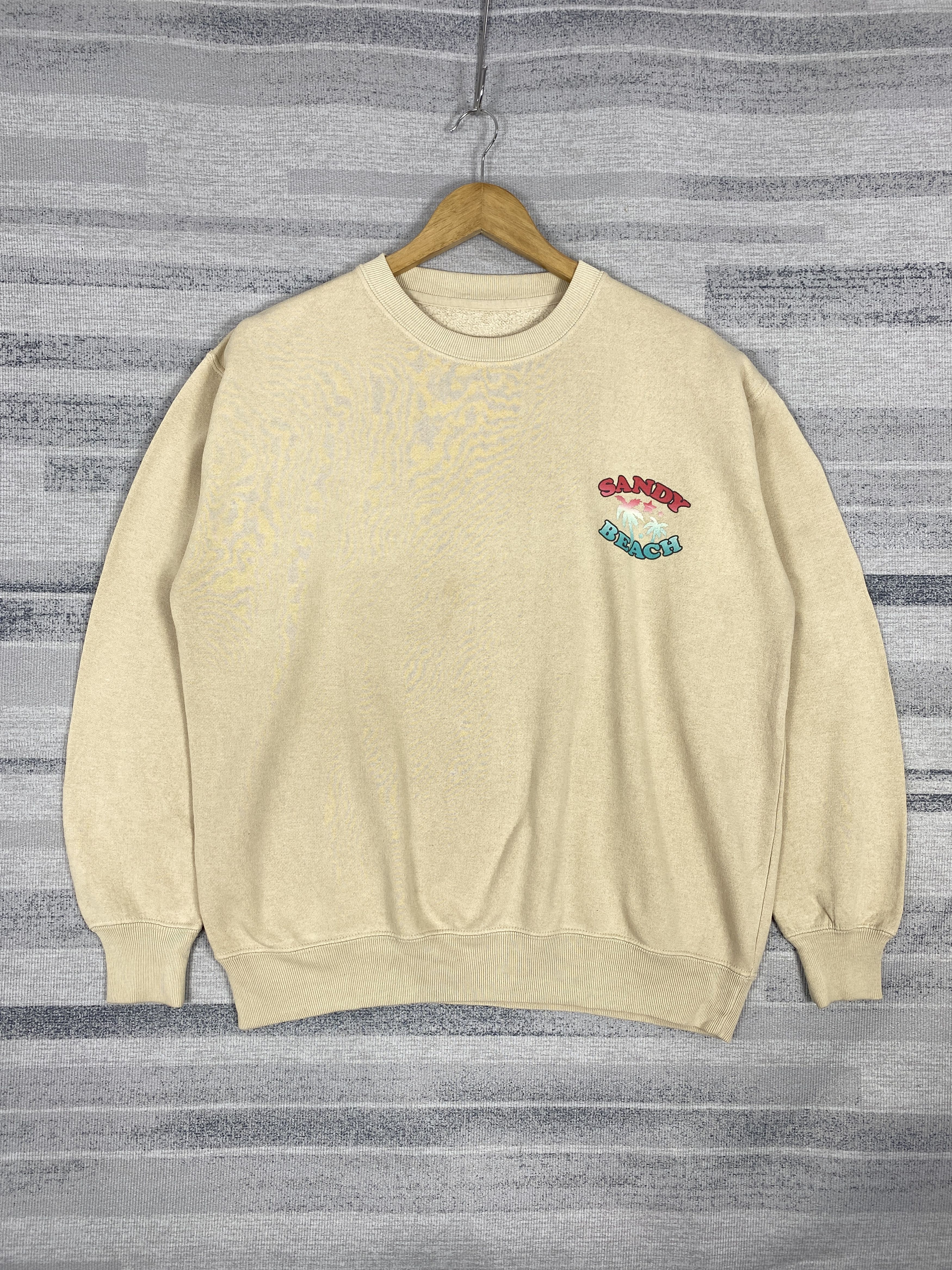 Designer Vintage Sandy California Beach Sweatshirts Size US M / EU 48-50 / 2 - 1 Thumbnail