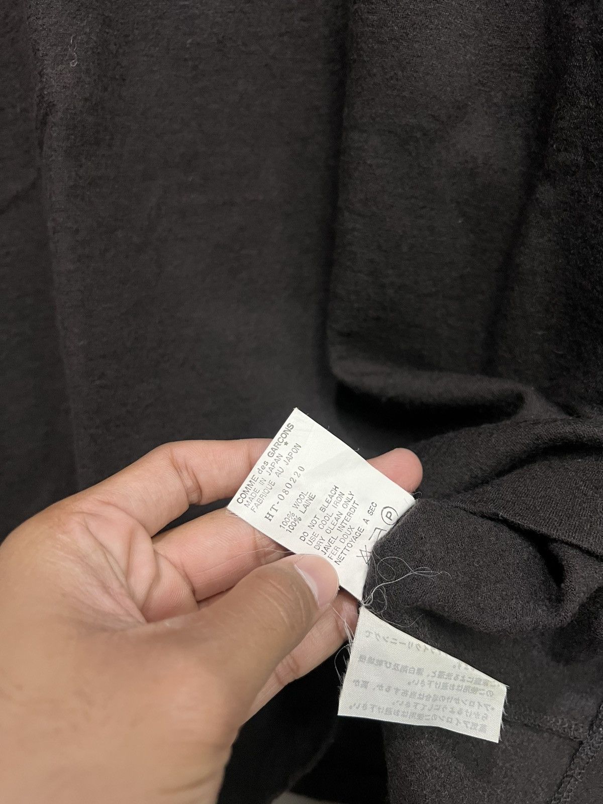 Comme des Garcons Homme Plus Aw91 Comme Des Garcons Homme Plus Archive Wool Longsleeve Size US M / EU 48-50 / 2 - 7 Thumbnail