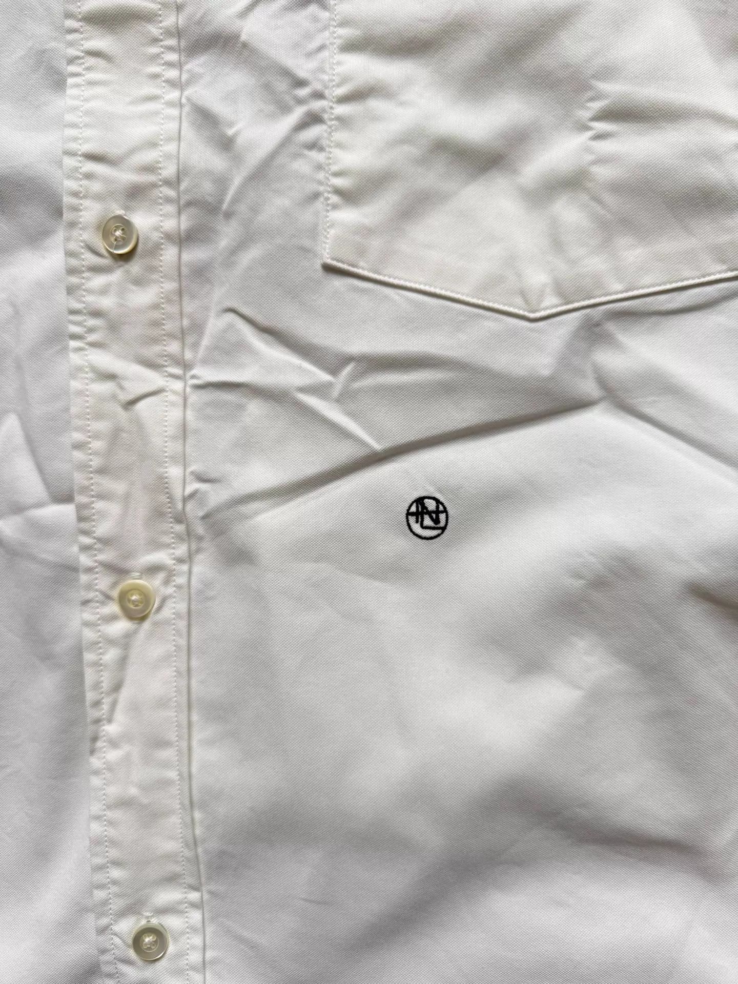 Nanamica NANAMICA Button Down Wind Oxford Shirt White L Size US L / EU 52-54 / 3 - 5 Thumbnail