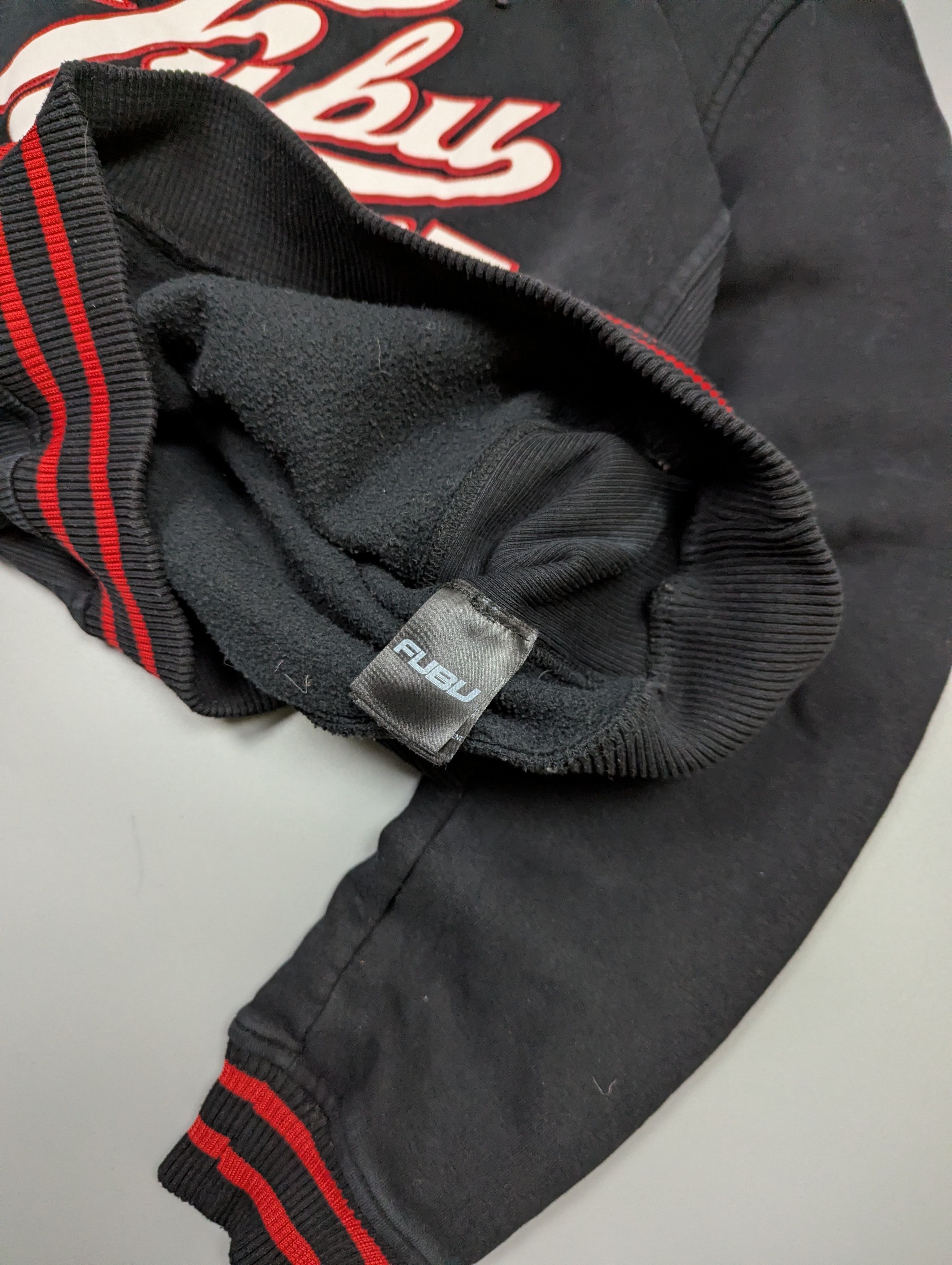 Fubu Vintage FUBU "05" Y2K Era Hoodie – Black & Red Big Logo Size US M / EU 48-50 / 2 - 12 Thumbnail