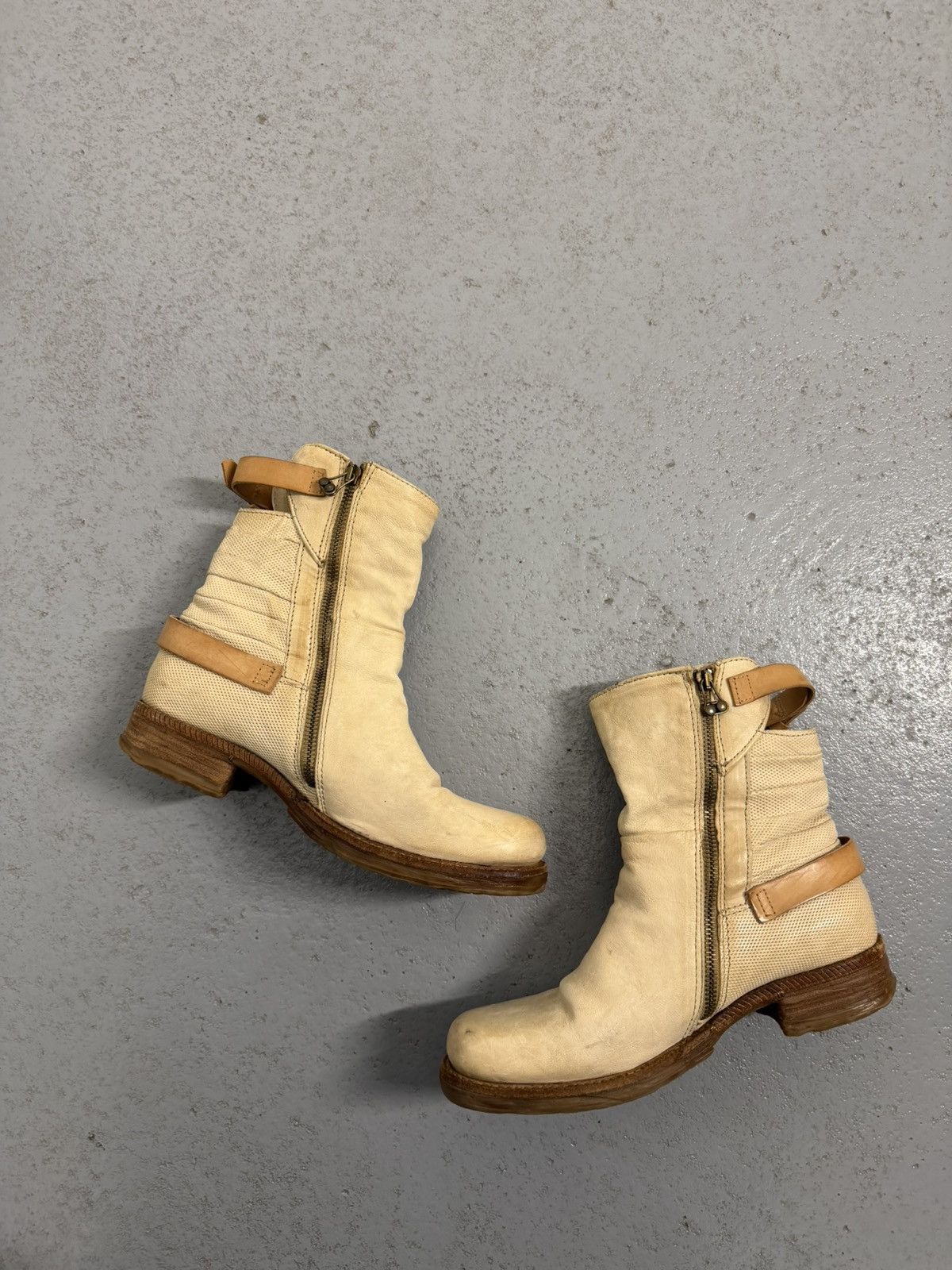 A.S.98 Vintage A.S.98 Leather Buckle Boots Size US 10 / IT 40 - 4 Thumbnail