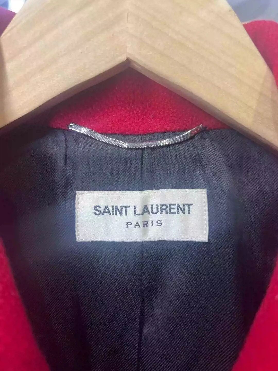 Saint Laurent Paris saint laurent Red Fur Leopard Print Baseball Jacket Size US M / EU 48-50 / 2 - 3 Thumbnail