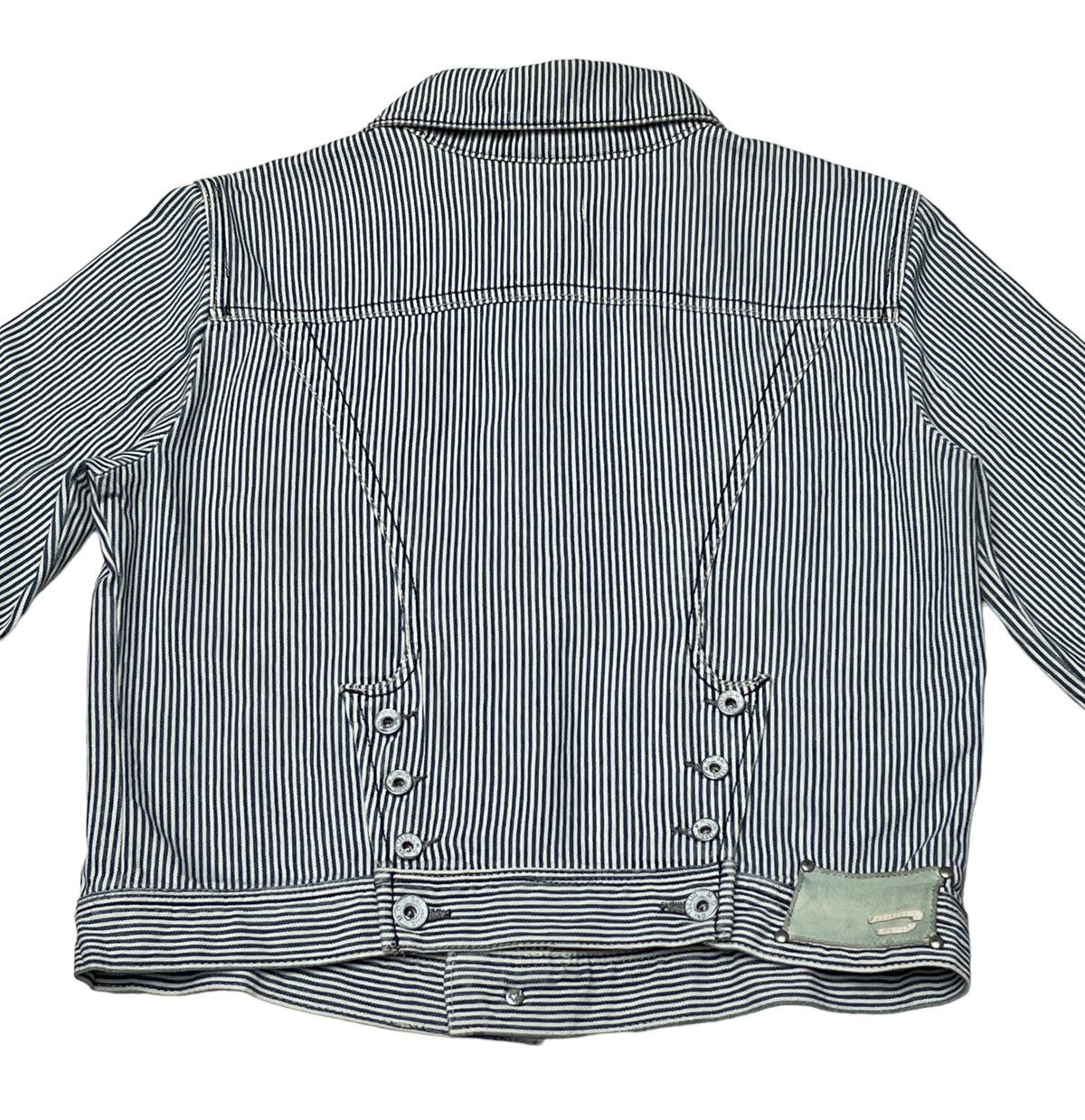 Designer × Diesel × Vintage Vintage Brand Diesel Hickory Trucker Jacket 2000s Size US L / EU 52-54 / 3 - 6 Thumbnail