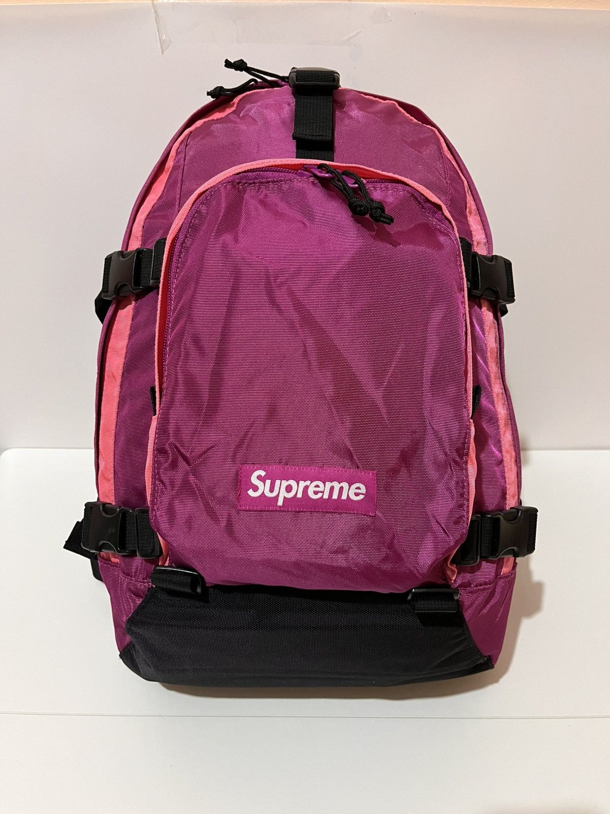 Supreme Supreme Backpack SS17 Pink Magenta | Grailed