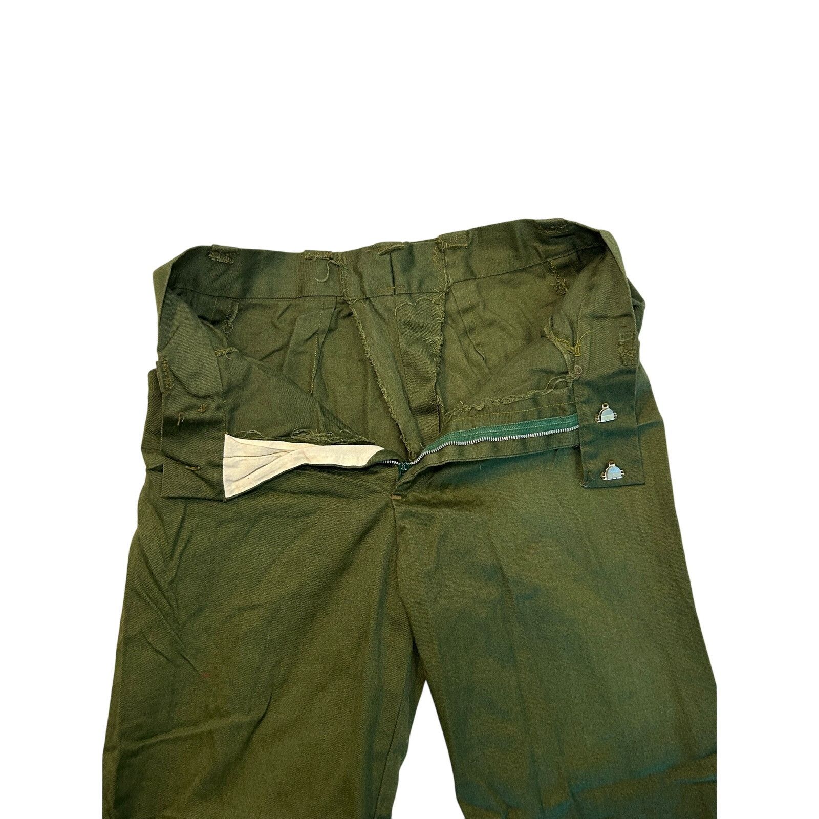 Other Unique Petite Olive Ambition: Sleek Women’s Size 00 Trousers Size 25" / US 0 / IT 36 - 4 Thumbnail