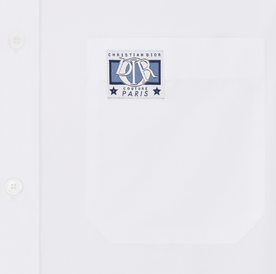 Dior o1w1db10625 Dior Charm Short-Sleeved Shirt in White Size US L / EU 52-54 / 3 - 3 Thumbnail