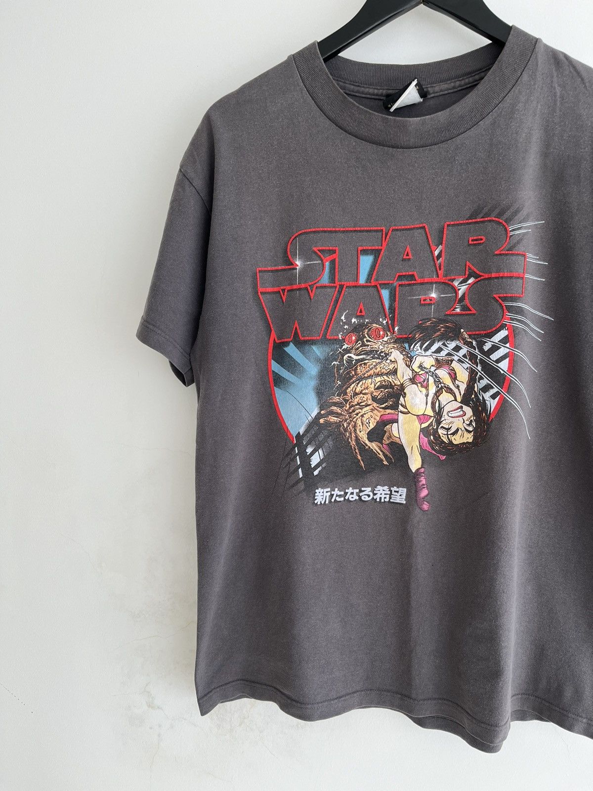 Anime × Vintage 🚨1999 Jabba The Hutt & Princess Leia Manga Hit Tee Size US L / EU 52-54 / 3 - 2 Thumbnail