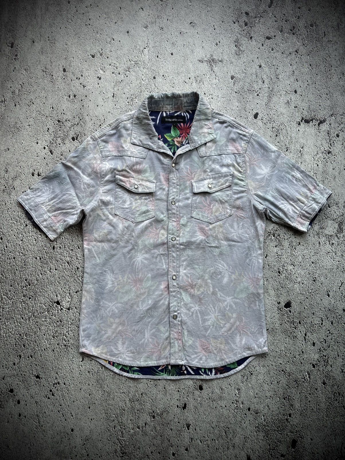 In The Attic Y2k In the attic homme floral hawaii style shirt Size US L / EU 52-54 / 3 - 1 Thumbnail