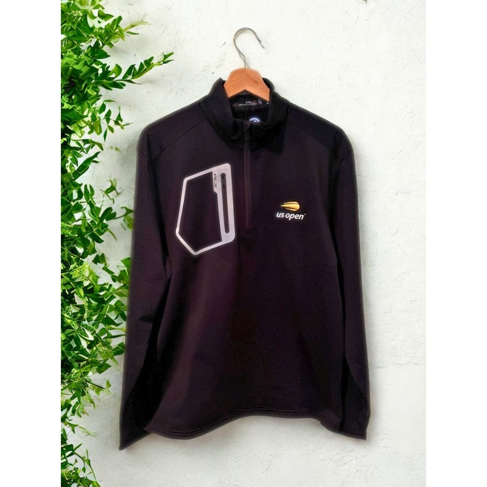 RLX Ralph Lauren RLX Ralph Lauren US Open Tennis Quarter Zip Pullover Sz. M Size US M / EU 48-50 / 2 - 2 Thumbnail