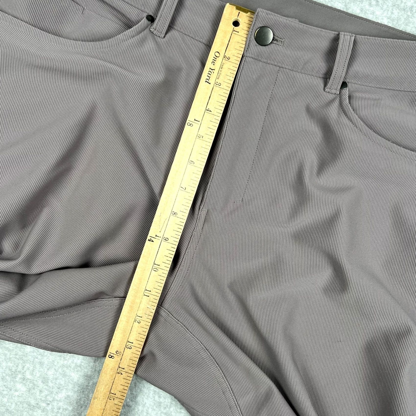 Lululemon Lululemon ABC Relaxed fit Crop Pants Corduroy 38x27 Mens Grey Stretch M5AHUS Size US 38 / EU 54 - 7 Thumbnail