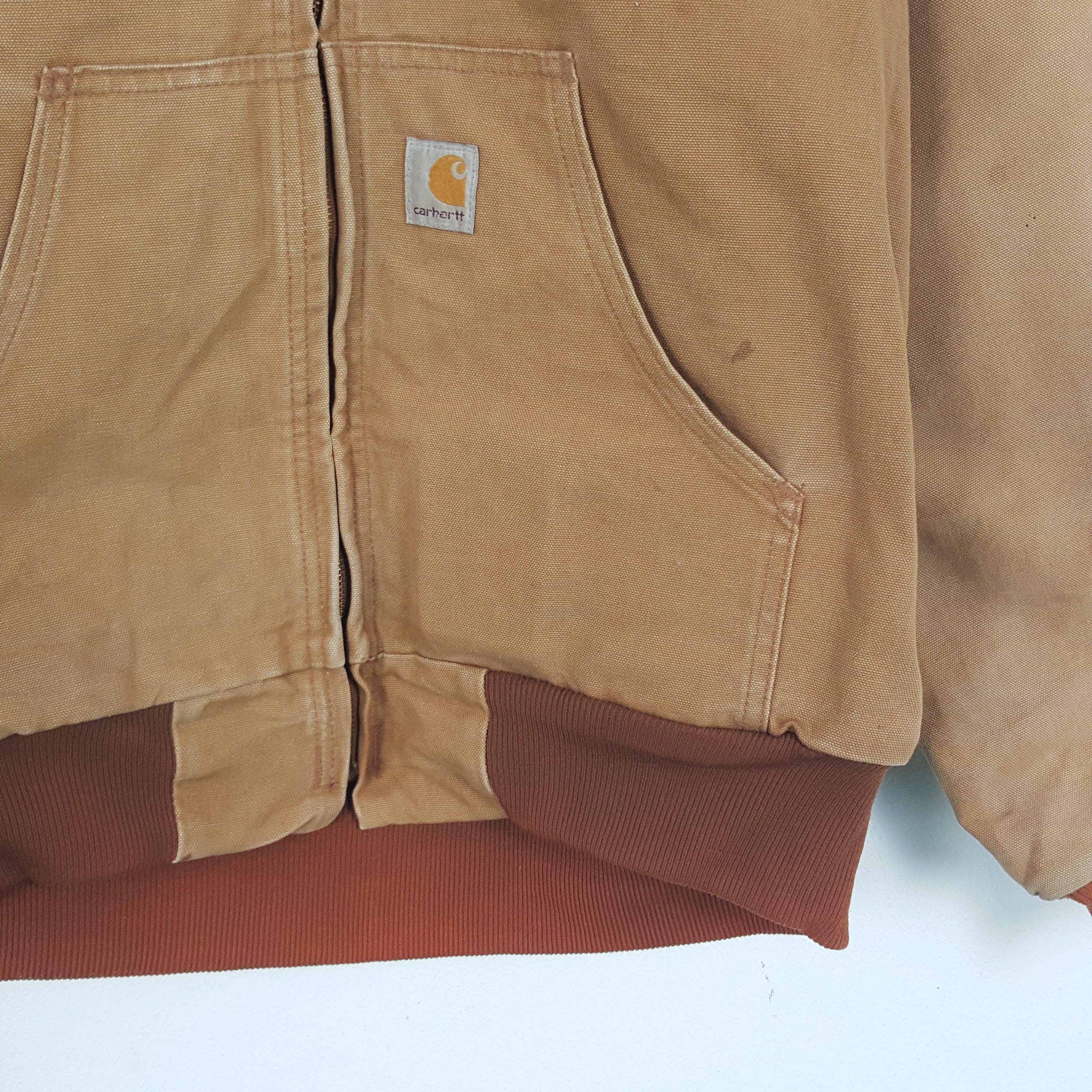 Carhartt × Vintage Vintage Carhartt Zipper Jacket With Hoodie Size US L / EU 52-54 / 3 - 2 Thumbnail