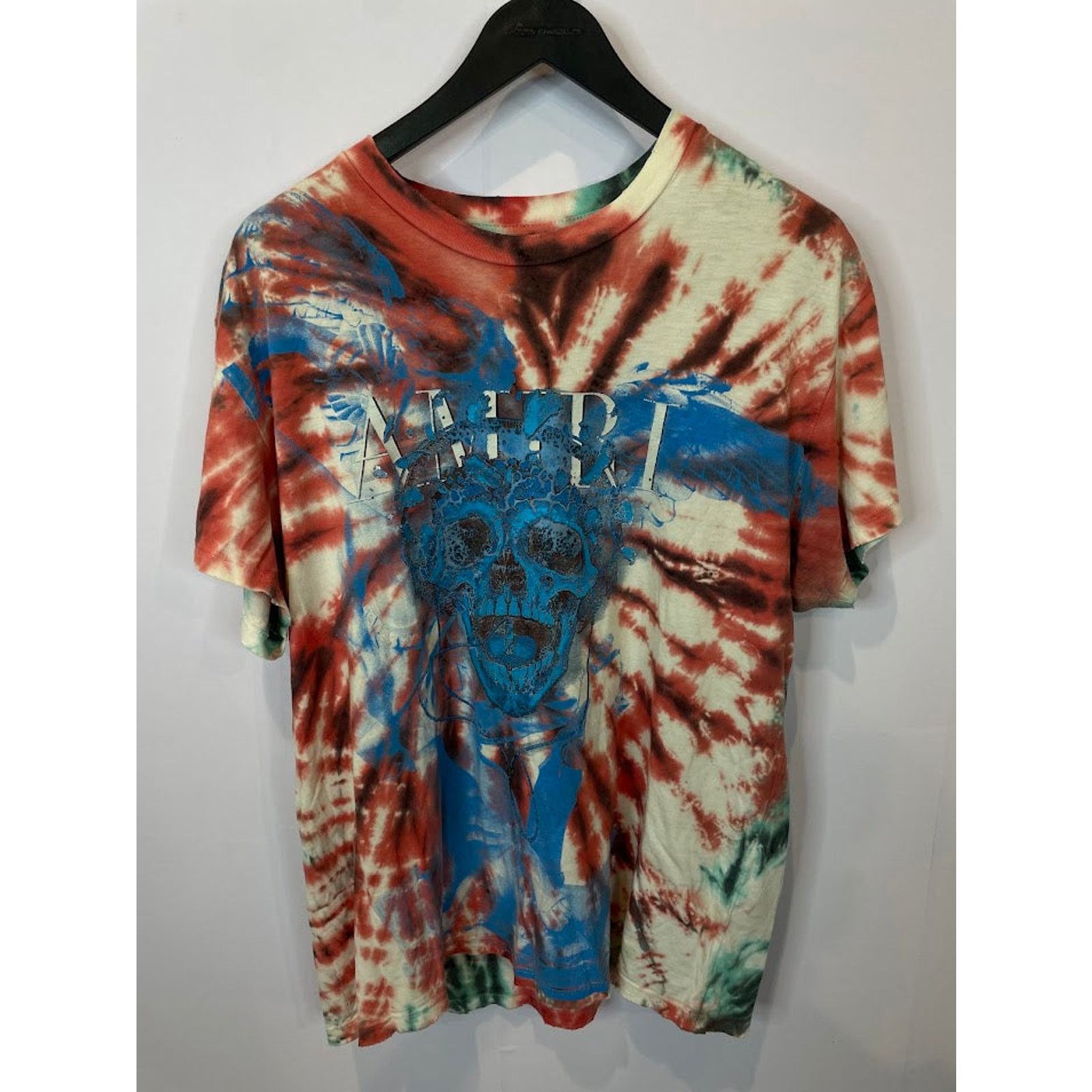 Amiri Amiri Tie Dye Skull Tee Used Medium Size US M / EU 48-50 / 2 - 3 Thumbnail