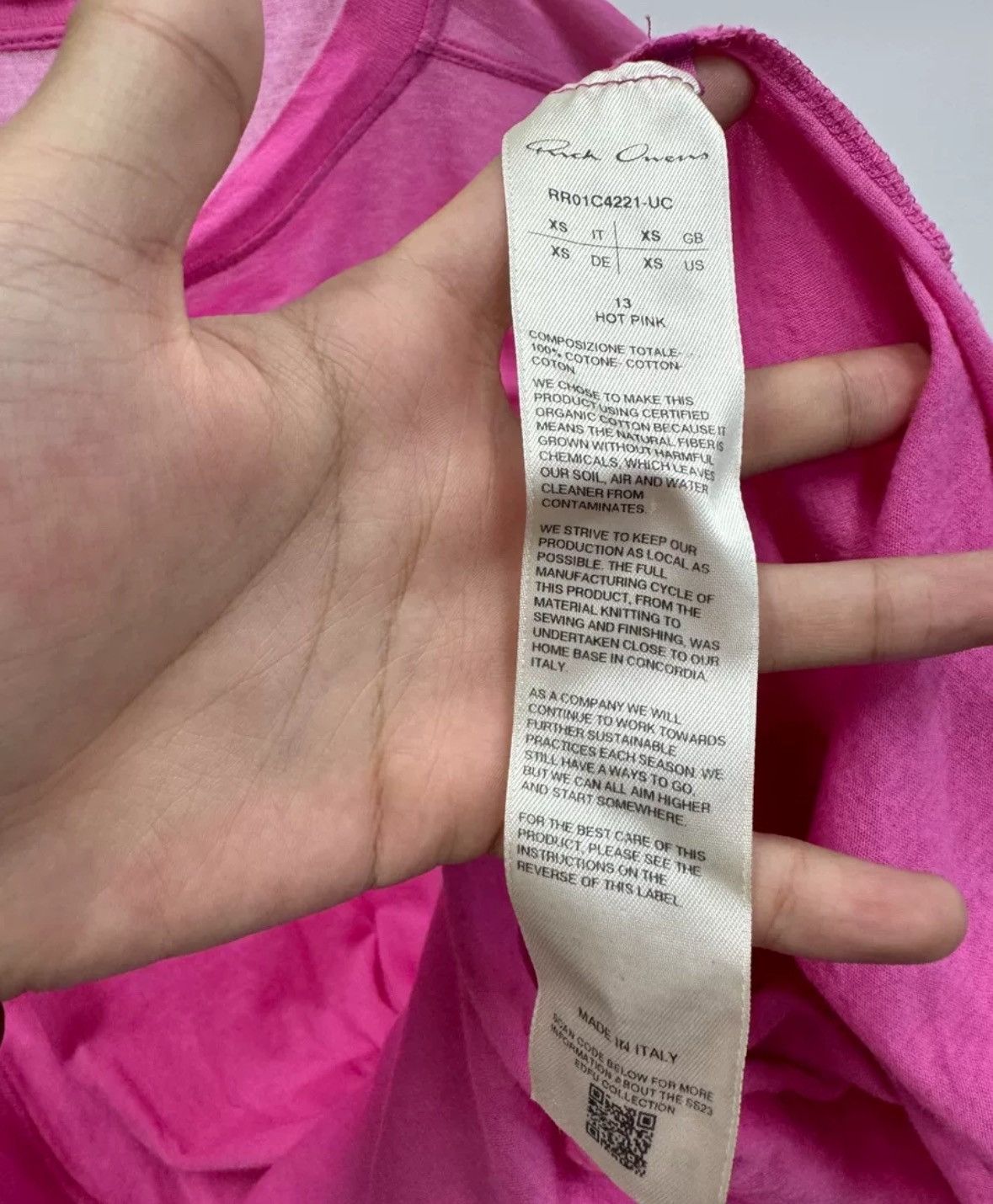 Rick Owens Rick Owens23ss mainline pink devil short sleeved shirt Size US XS / EU 42 / 0 - 6 Thumbnail