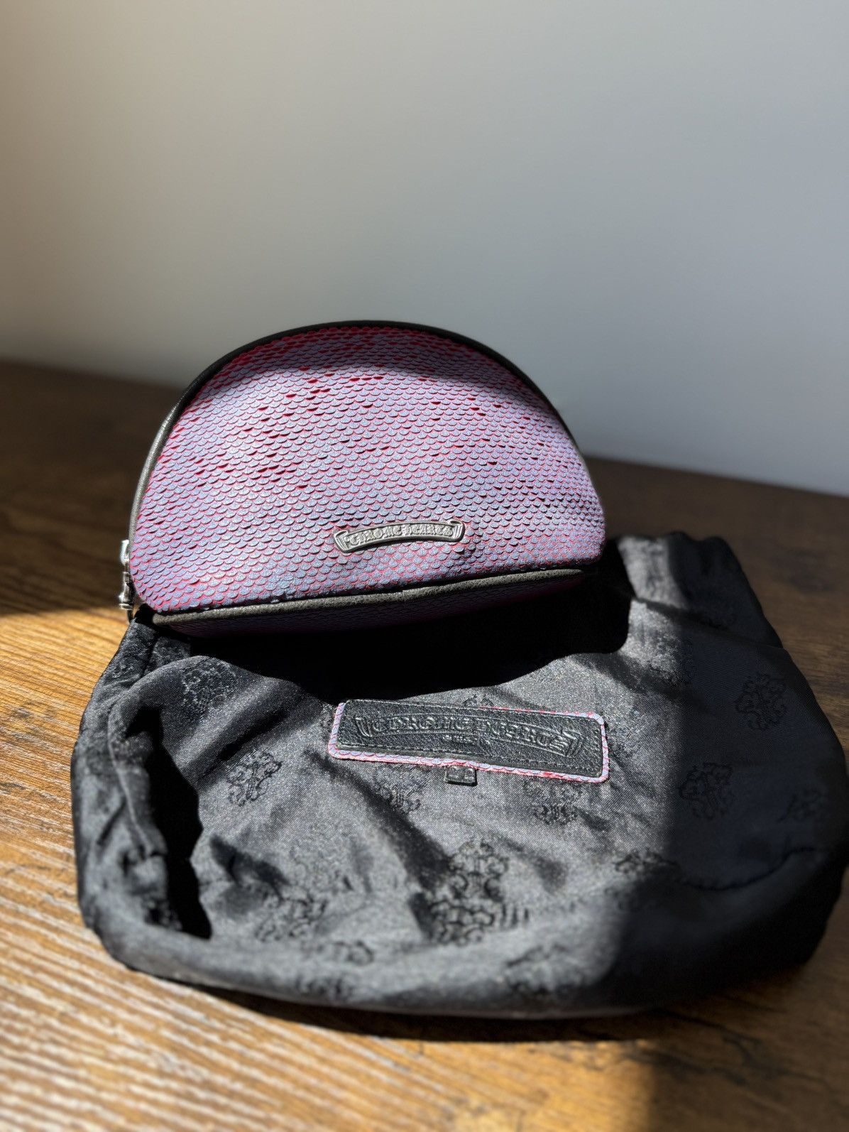 Chrome Hearts CHROME HEARTS LIZARD SKIN TOILETRY POUCH ULTRA RARE Size ONE SIZE - 10 Thumbnail