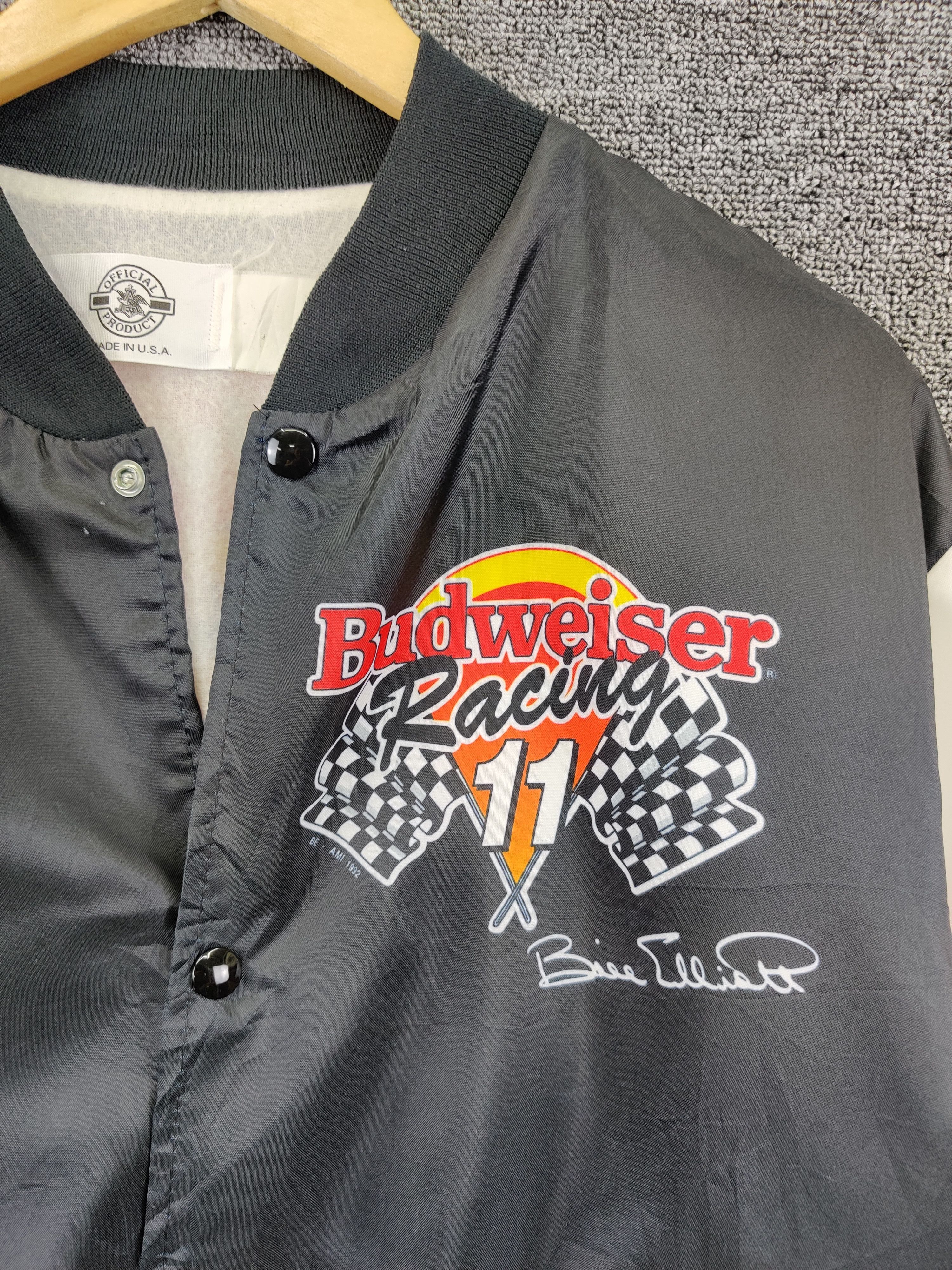 NASCAR Vintage 90s Nascar Racing Bomber Jacket Size US XL / EU 56 / 4 - 11 Thumbnail