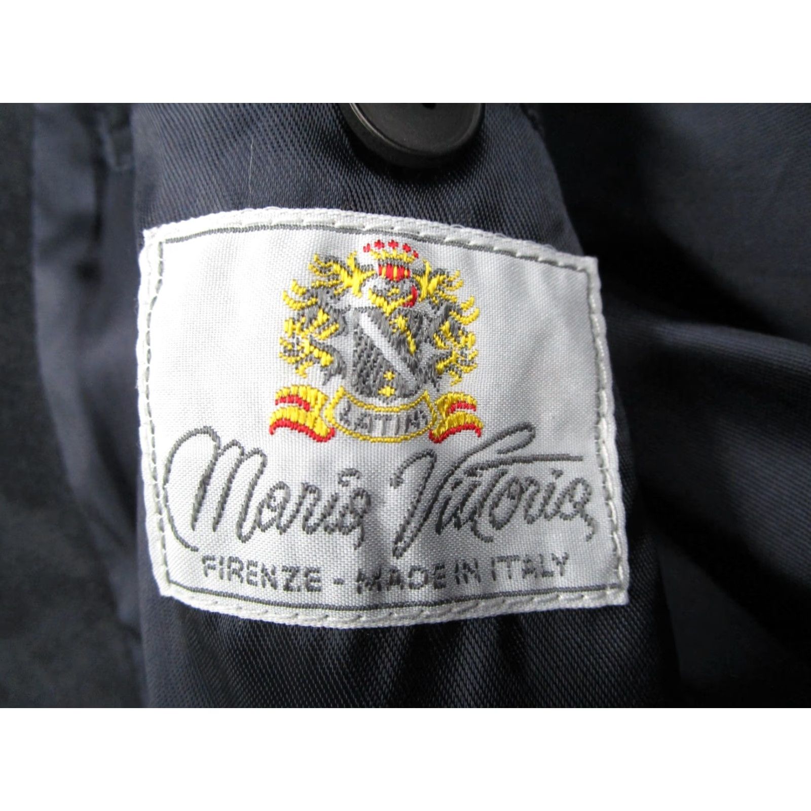 Vintage VINTAGE Maria Vittoria Blazer Mens 44 Black Suede Leather Sport Coat Made In Italy - Notch Lapel 2-Button Front Ventless Single-Breasted Size 44R - 3 Thumbnail