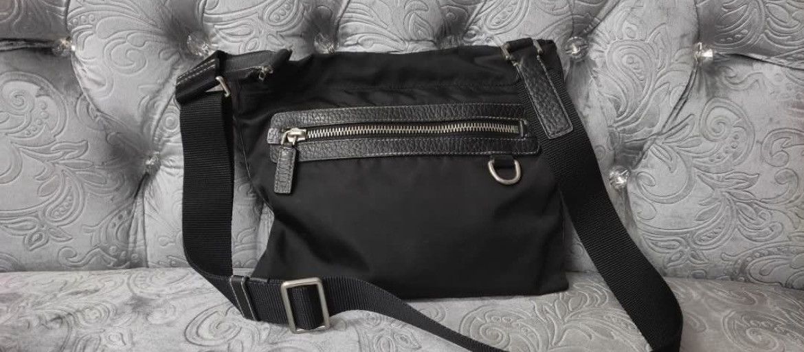 Prada Authentic Prada Nylon Black Crossbody Bag Size ONE SIZE - 2 Thumbnail