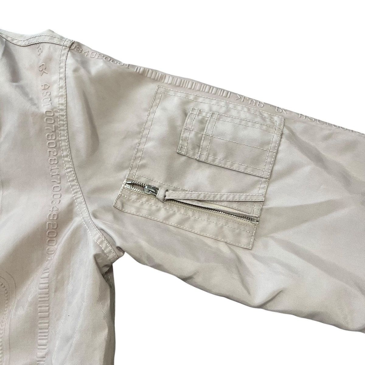 KANGHYUK KANGHYUK 2022SS Barcode Embossed Bomber Jacket Size US S / EU 44-46 / 1 - 11 Thumbnail
