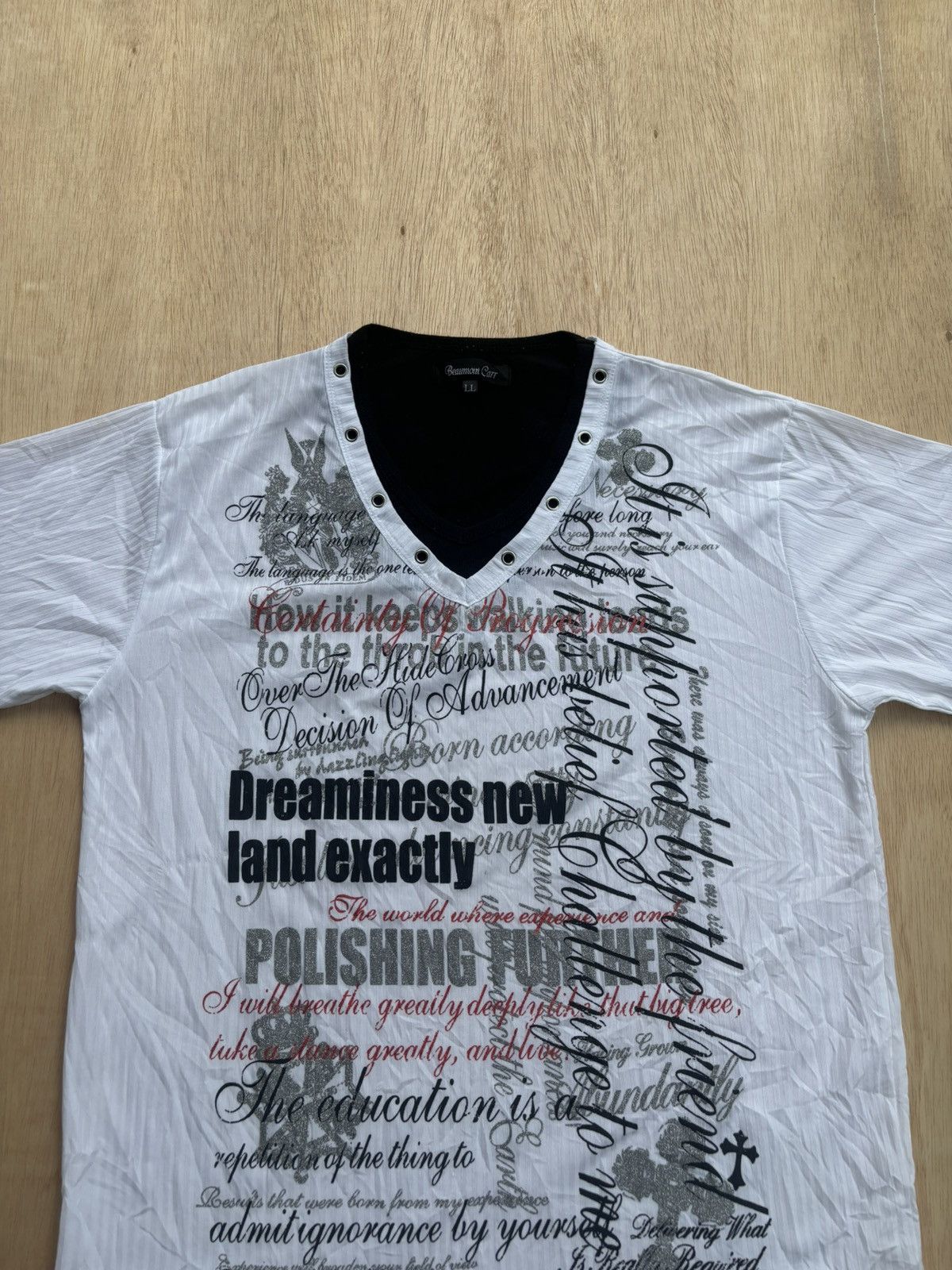 Hysteric Glamour Y2k Beaumont Carr Poem Ifsixwasnine Punk style Tshirt Size US L / EU 52-54 / 3 - 2 Thumbnail