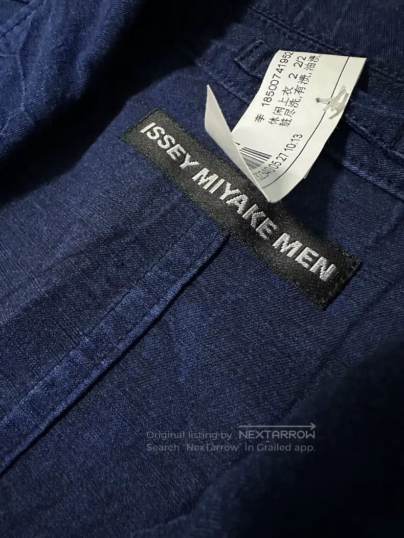 Issey Miyake Issey Miyake Indigo Dyed Linen Special Fabric Men's Casual Size US L / EU 52-54 / 3 - 4 Thumbnail