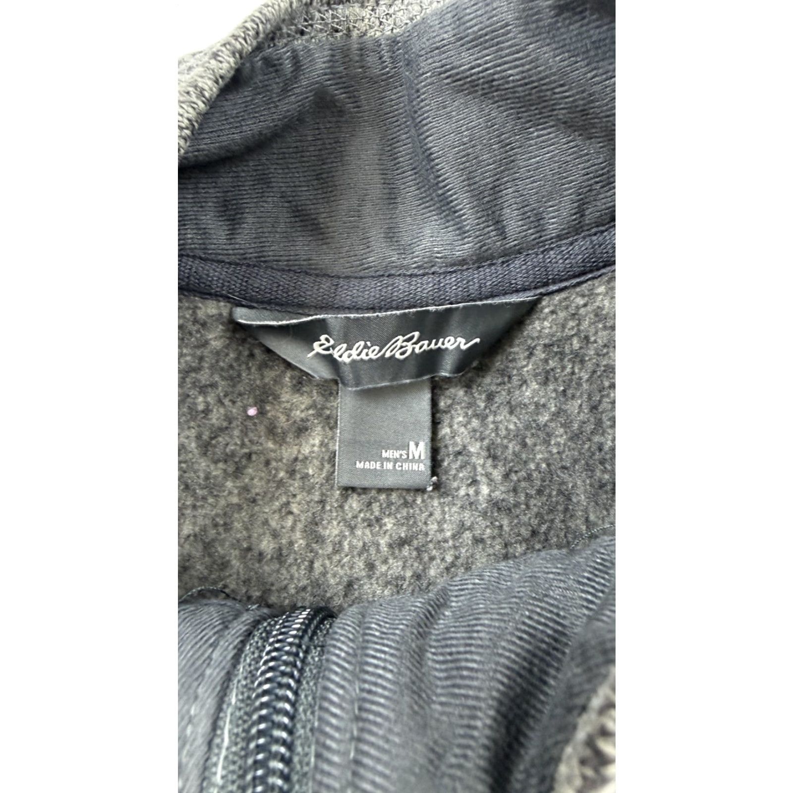 Eddie Bauer Eddie Bauer Sweater Mens Medium Gray 1/4 Zip Fleece Chest Pocket Mock Neck Pullover Long Sleeve Adults Mens Size US M / EU 48-50 / 2 - 5 Thumbnail