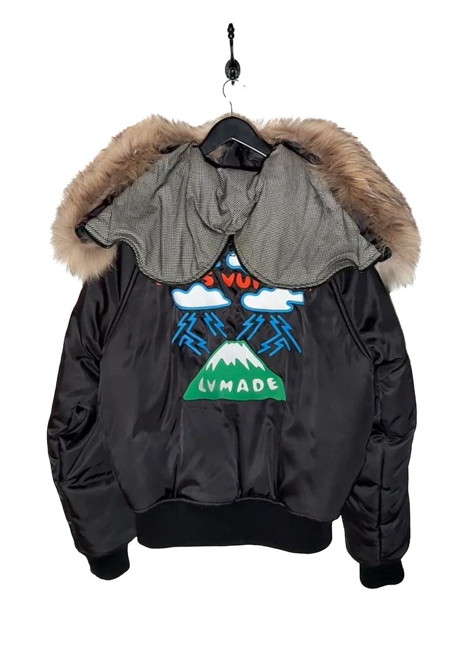 Louis Vuitton × Nigo Louis Vuitton x Nigo Black LV Made Mountain Bomber Jacket Size US XL / EU 56 / 4 - 5 Thumbnail
