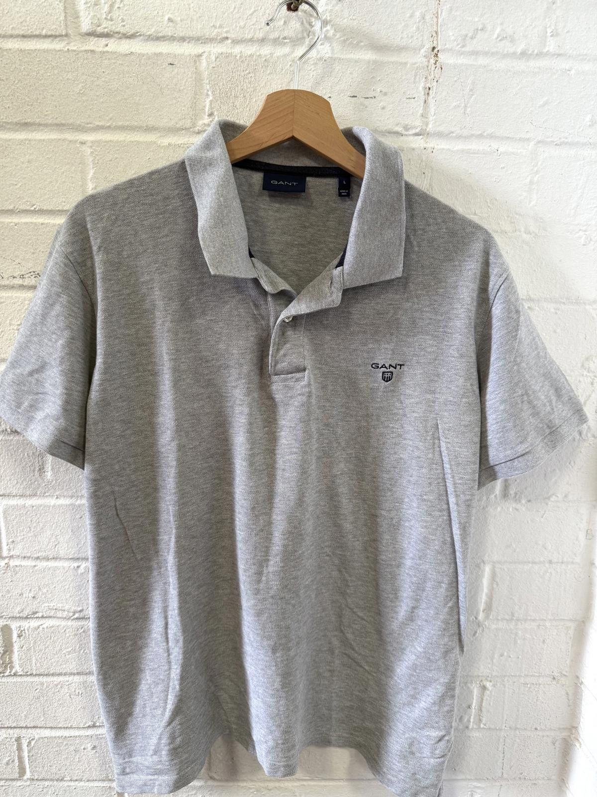 Gant GANT Men's Grey Polo Shirt - Stylish and Versatile Size US L / EU 52-54 / 3 - 1 Thumbnail